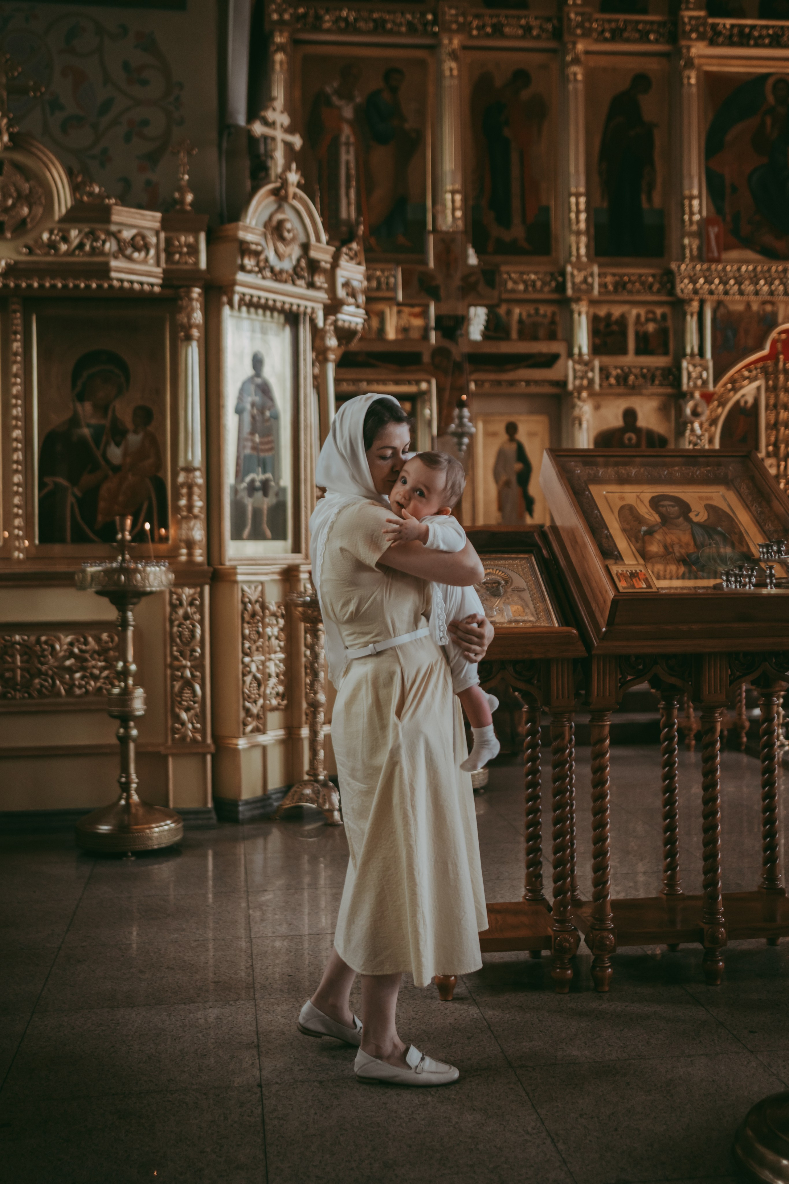 Крещение Стаса. Семейный фотограф в Москве и Подмосковье Иванова Нина