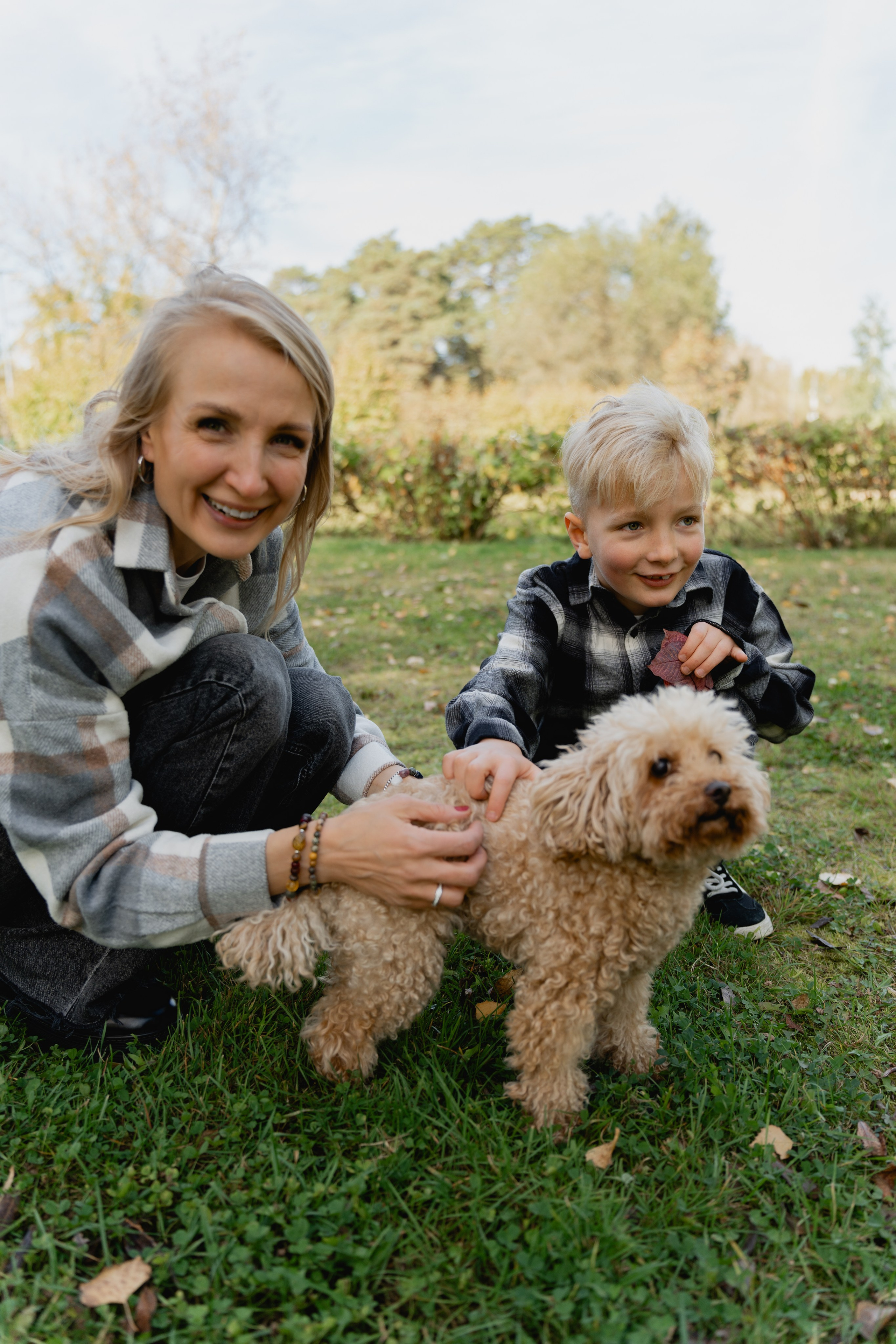 Осенняя прогулка с сыном. Виктория Саханкова — портретный и семейный фотограф в Москве