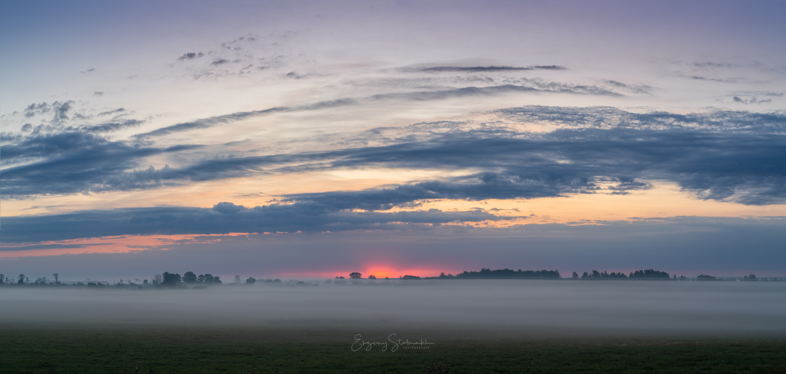 Рассвет  возле Хожево