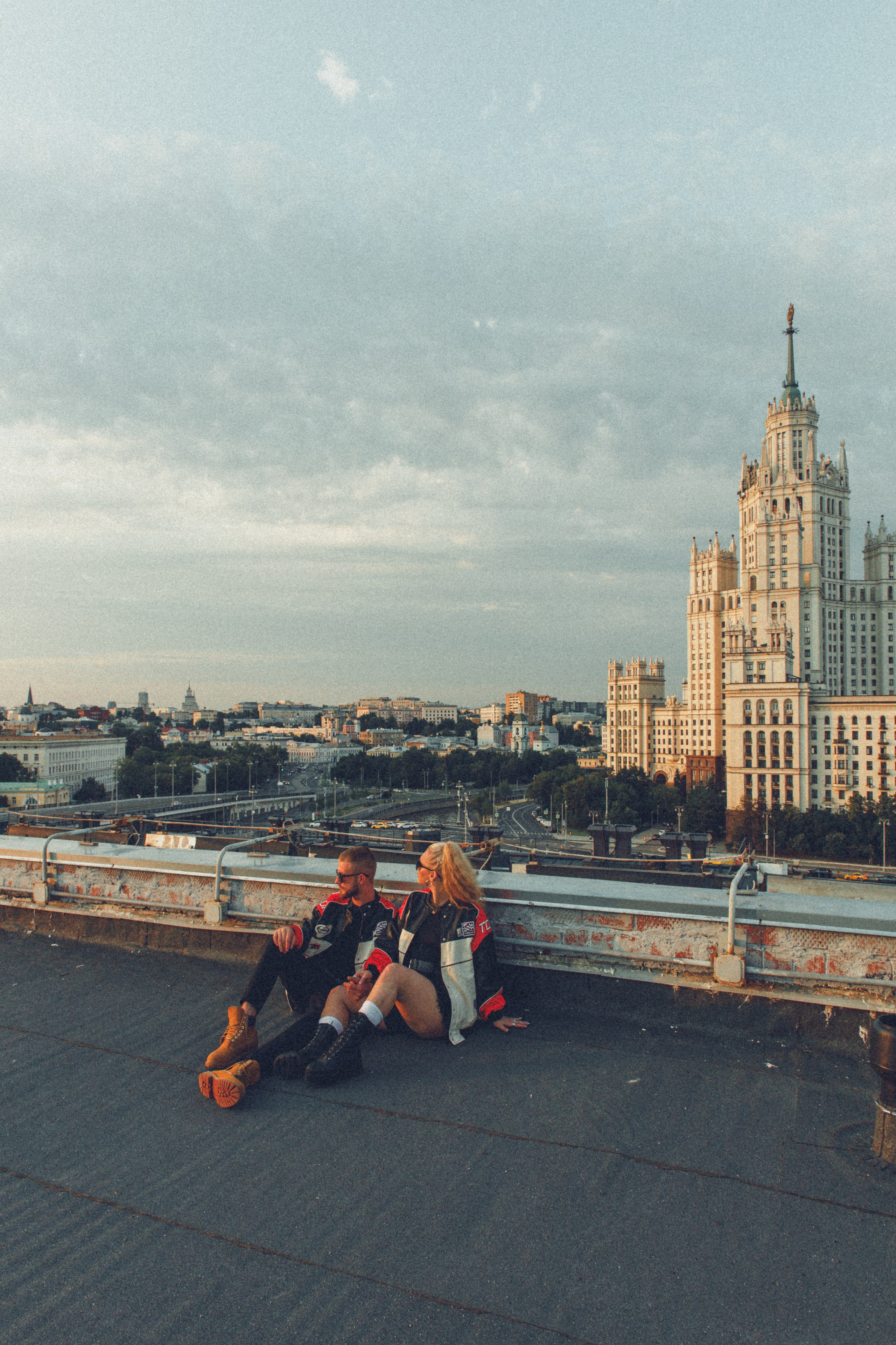 На крыше. Женский фотограф Москва, Лобня