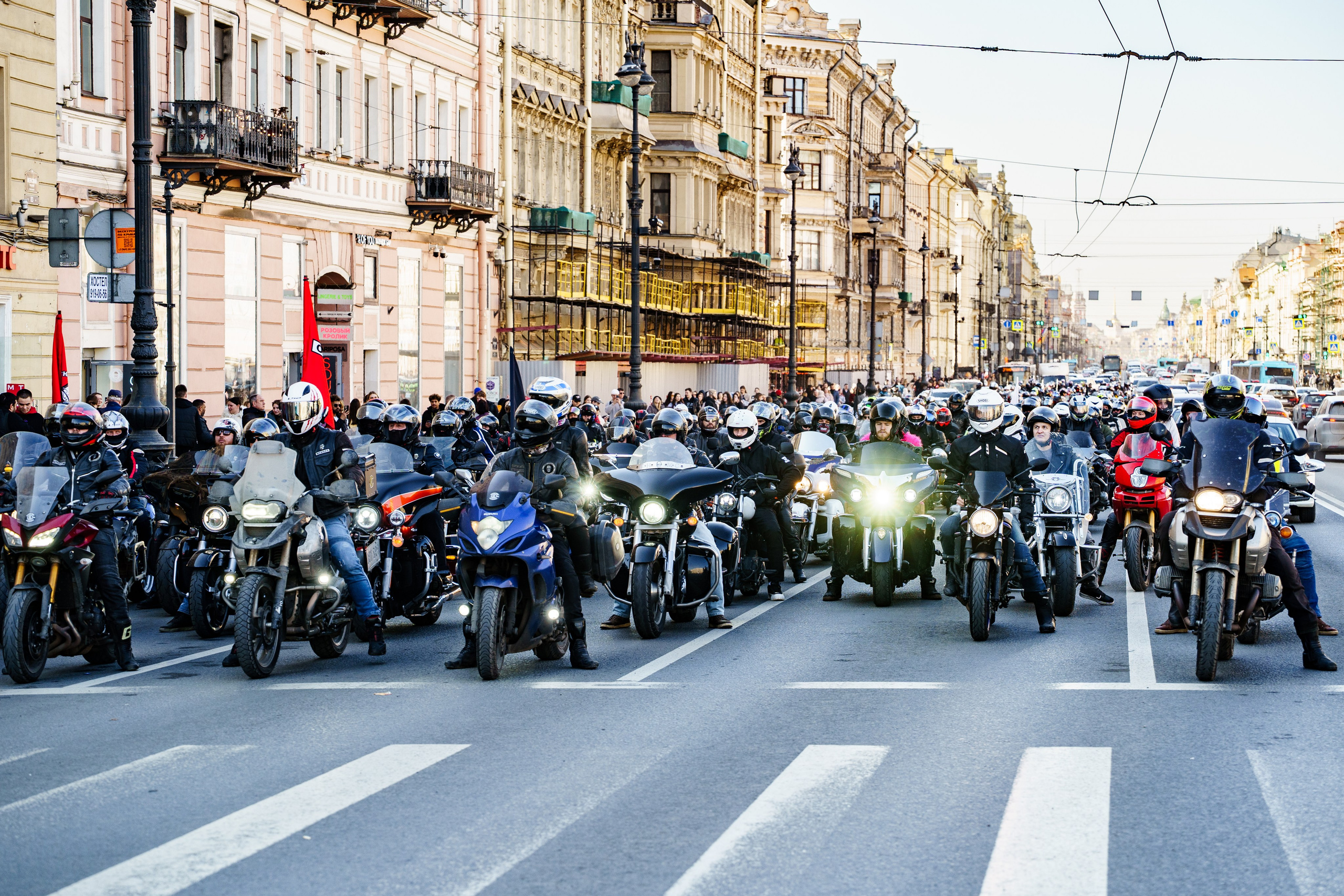 Прохват мотоклуба Norman Riders ч.1. Концертный и репортажный фотограф в Санкт-Петербурге Слава Пахомов