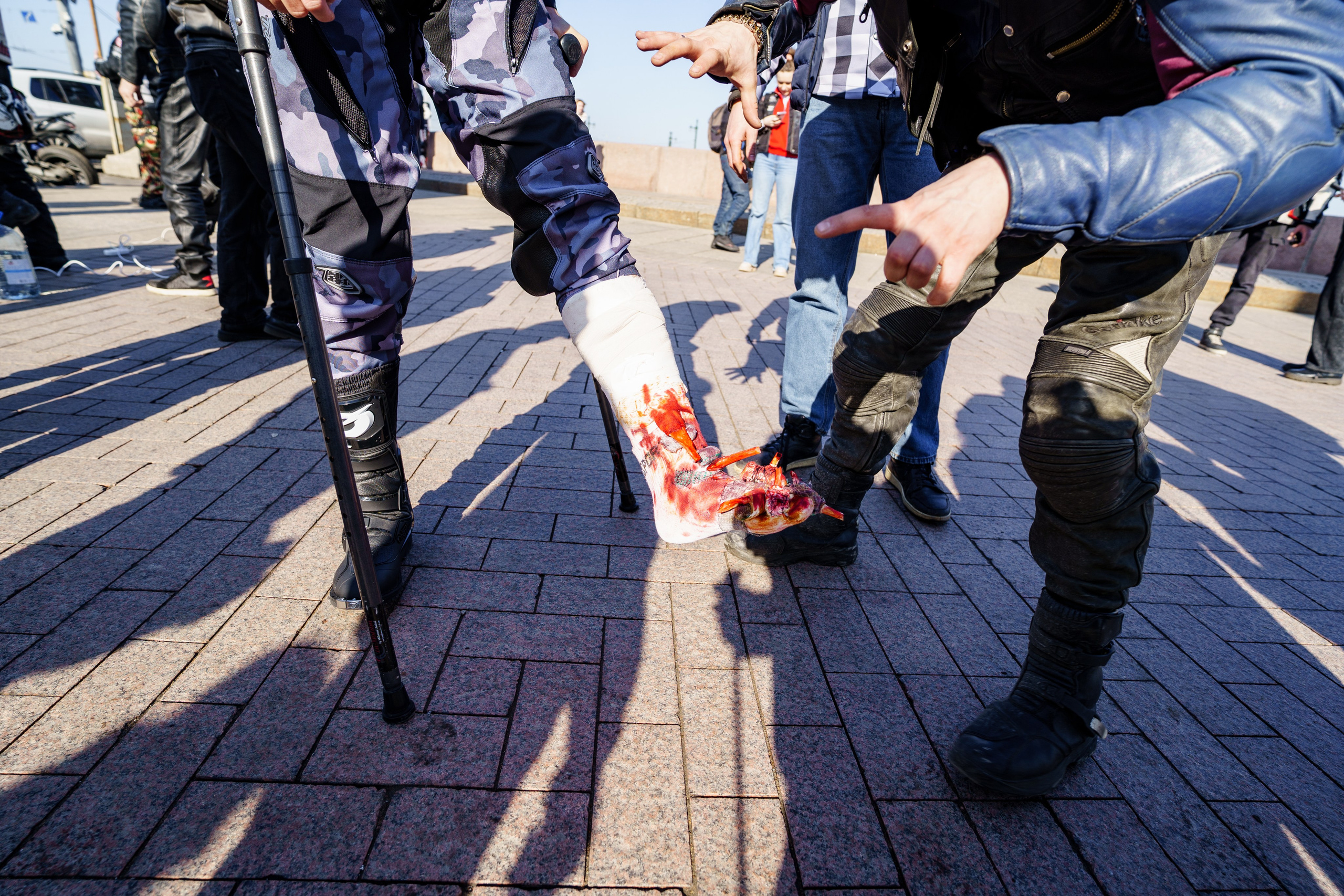 Прохват мотоклуба Norman Riders ч.1. Концертный и репортажный фотограф в Санкт-Петербурге Слава Пахомов