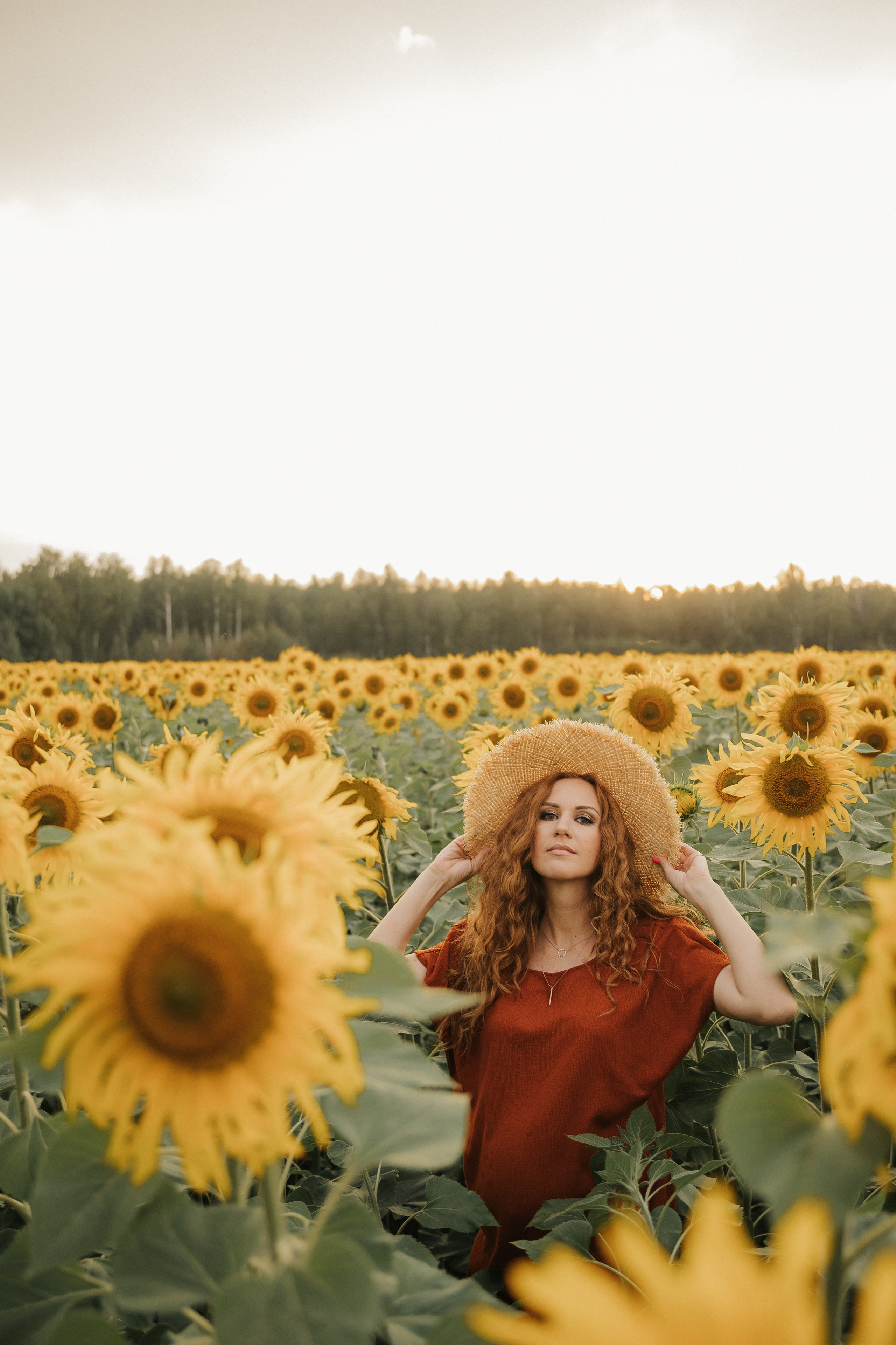 Лена и подсолнухи. Семейный и свадебный фотограф в Челябинске Юлия Софьина