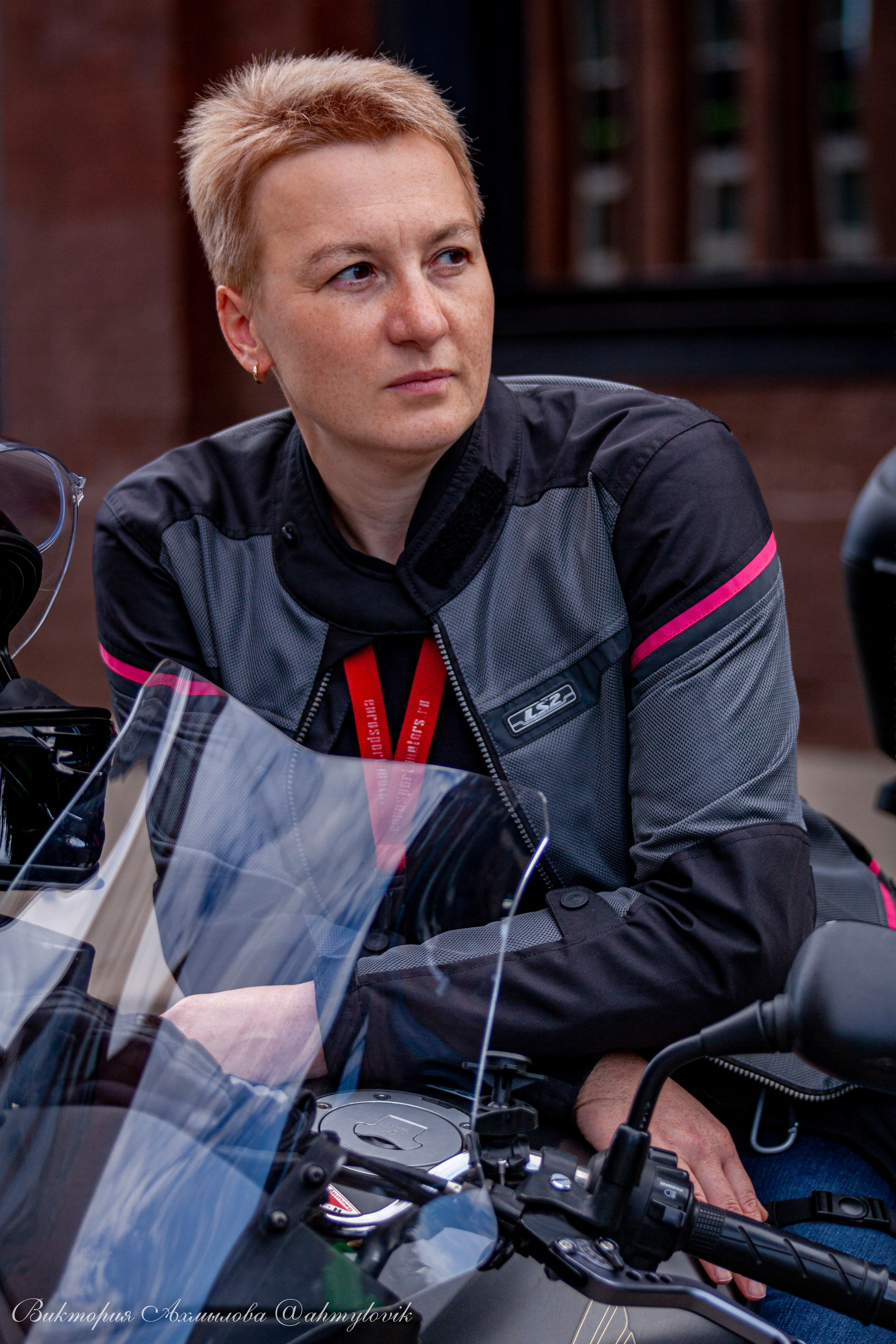 Катя и Хорнет (Honda CB 1000 Hornet). Виктория Ахмылова. Фотограф в Москве