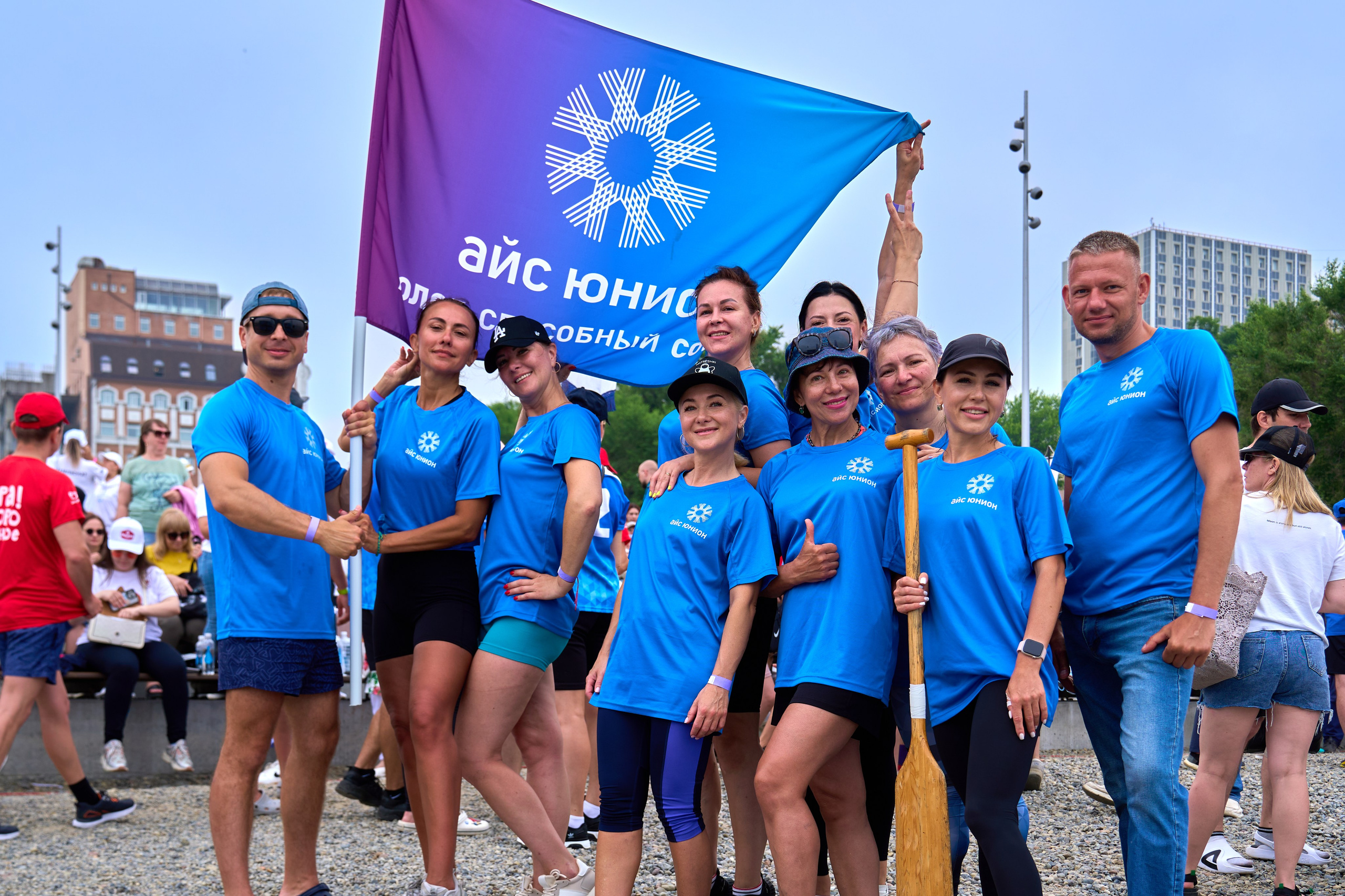 Соревнования на лодках дракон Айс Юнион. Фотограф во Владивостоке