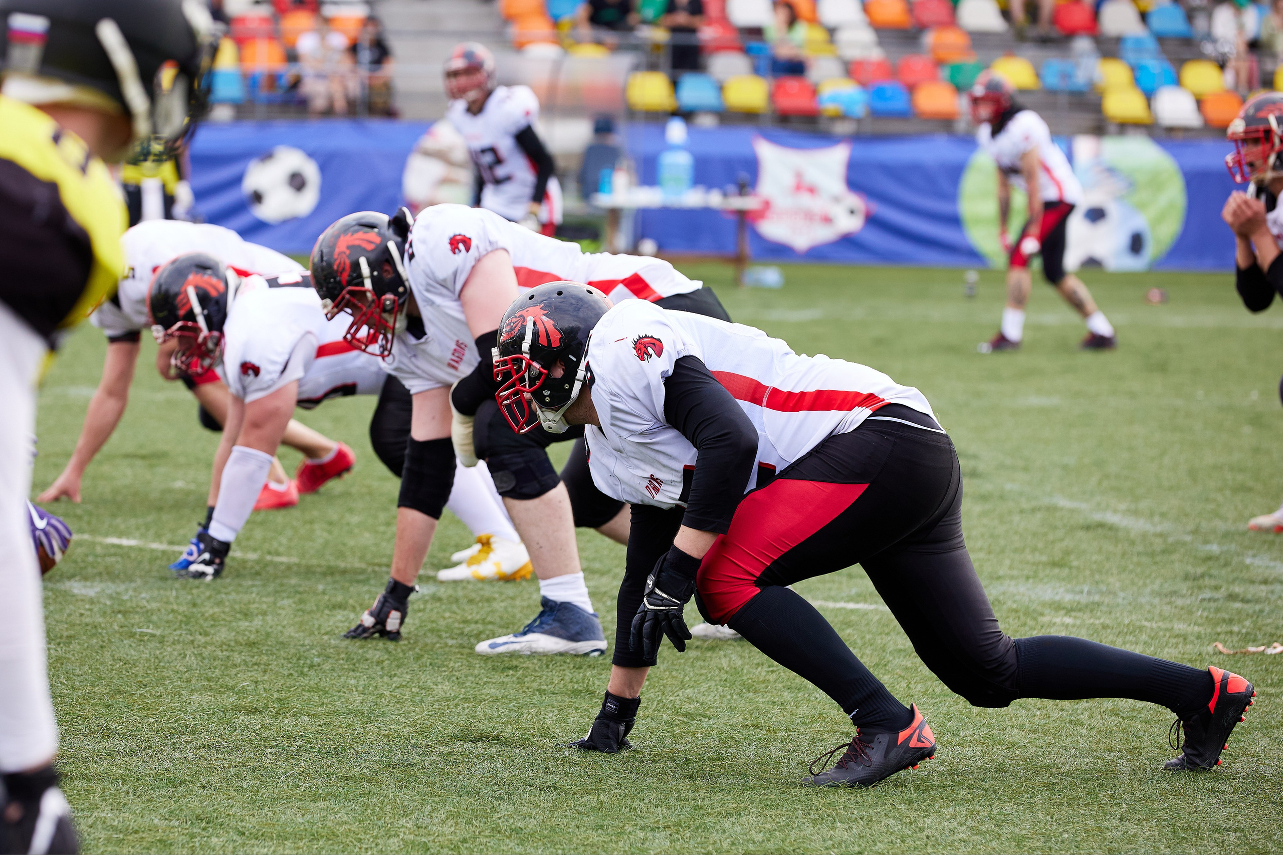 Американский футбол. Матч Чемпионата России — Рейдерс52 — Драконы. Светлана Родионова — фотограф спортивный и не только