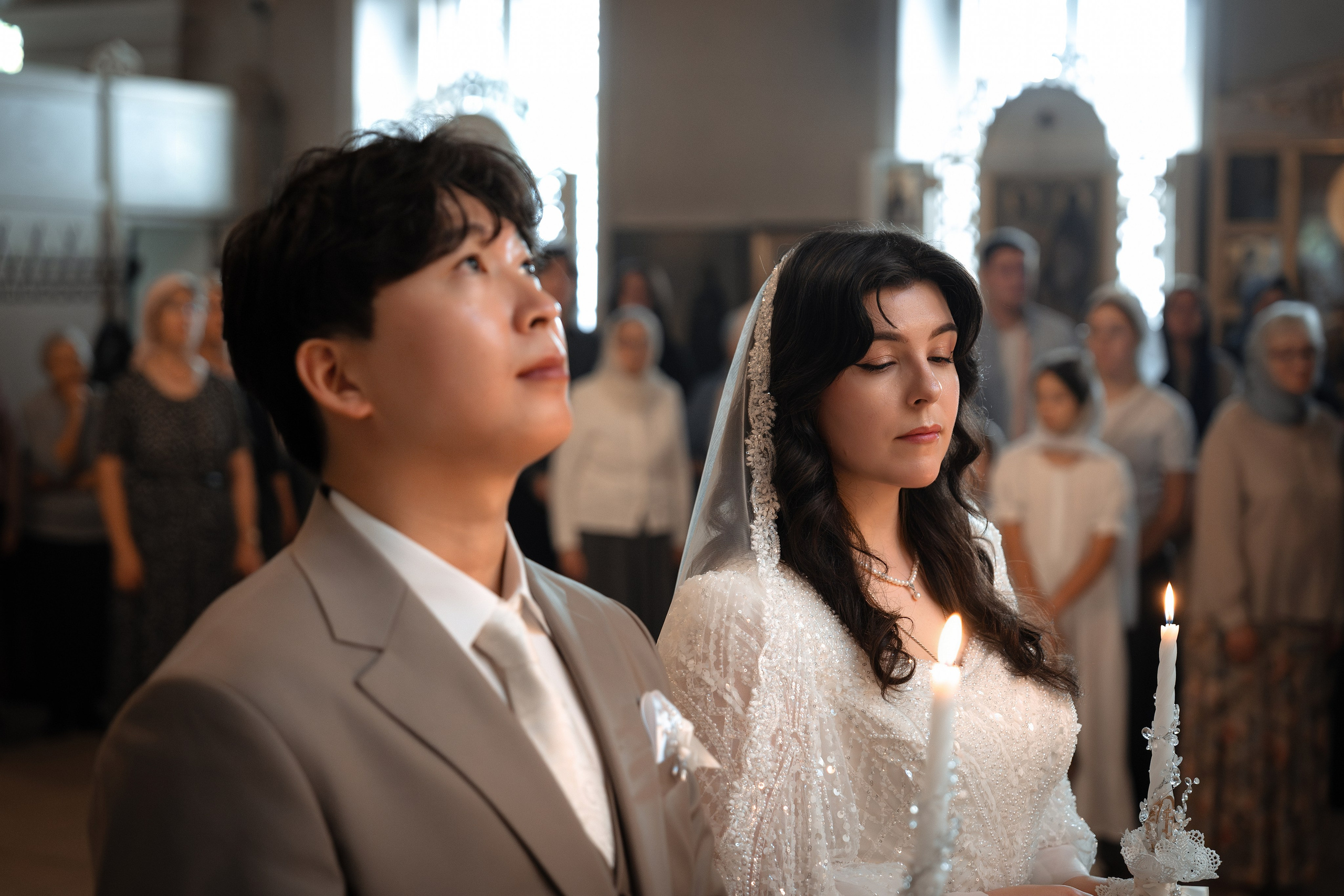 Венчание Марии и Ивана. Фото- и видеосъёмка крещения и венчания. Фотограф на крещение Москва