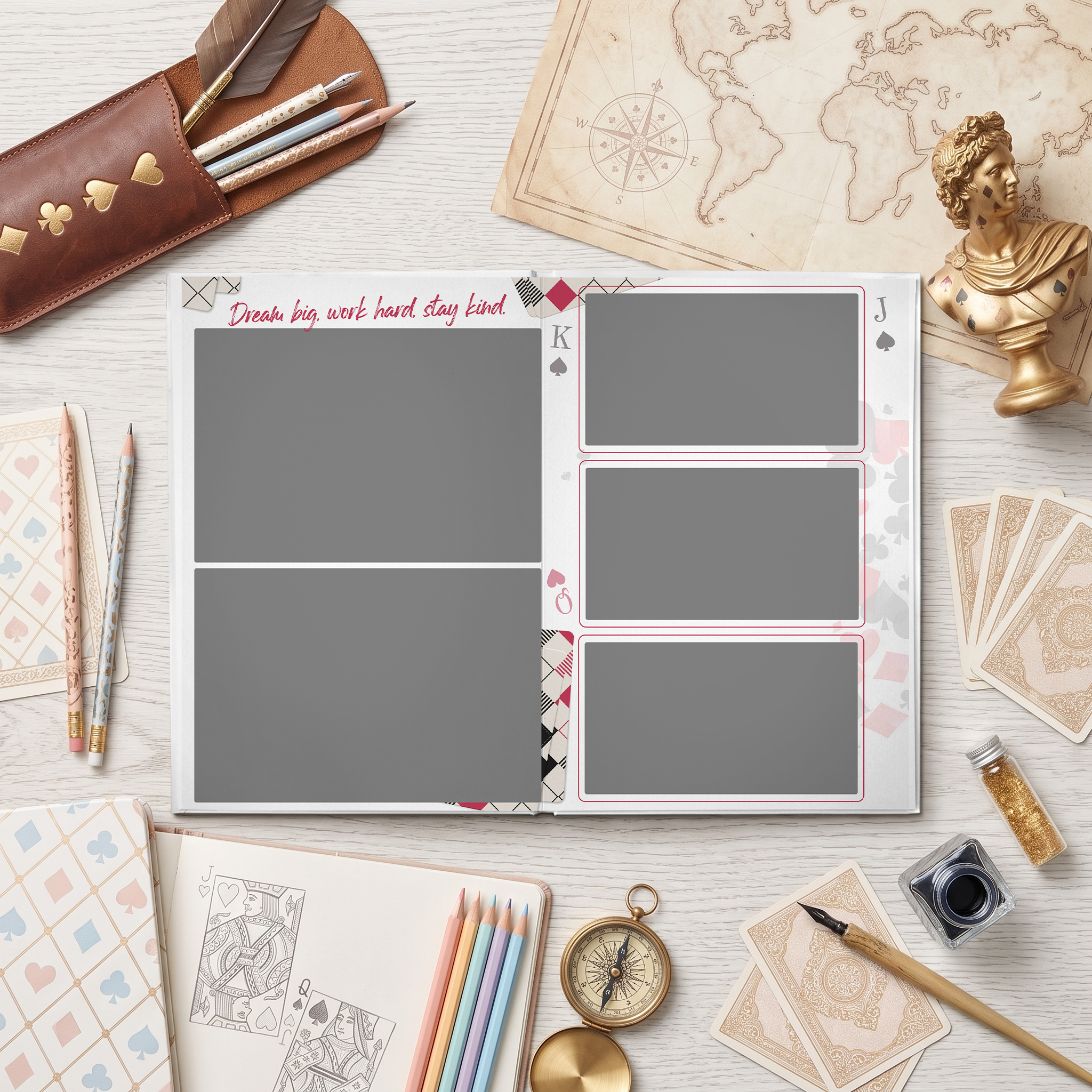 050 Playing Card. Дизайны, psd шаблоны школьных и выпускных альбомов и обложек
