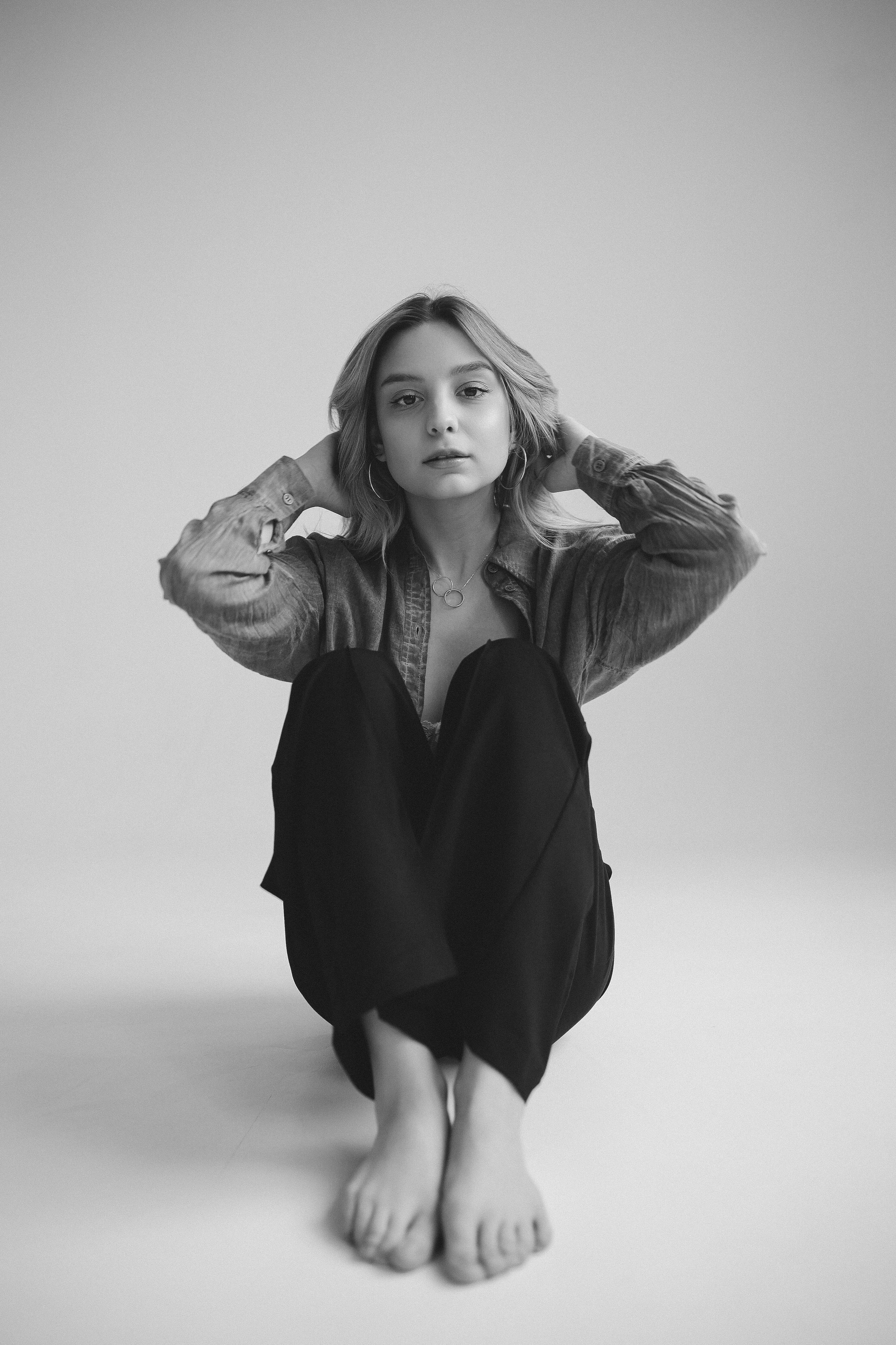 Фотосъемка для Юли в студии. Фотограф Самара Лена Мандарин