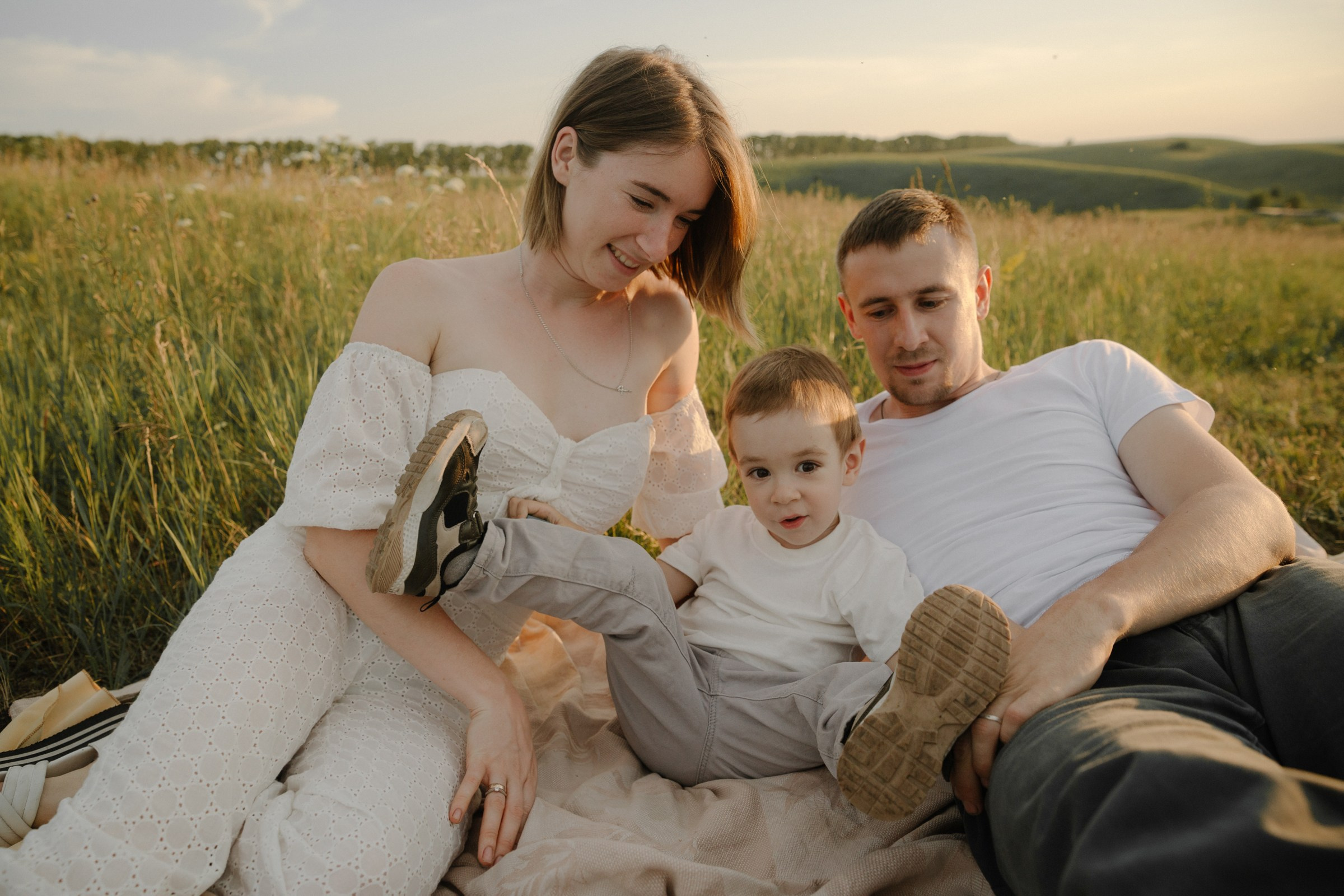 Виталя, Аня и Мирон. Фотограф Любовь Щербинина