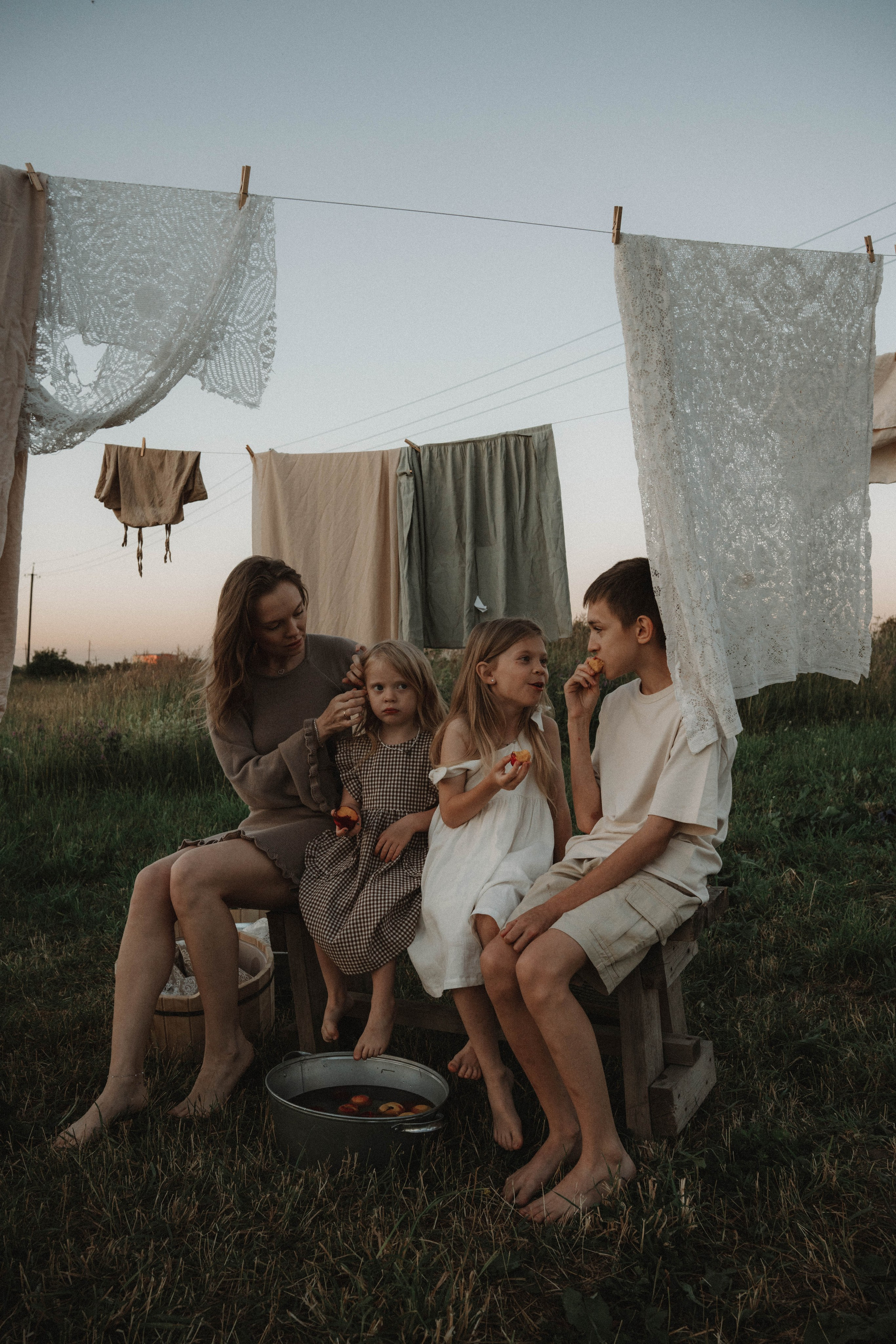 Вика и дети. Фотосессия в Санкт-Петербурге