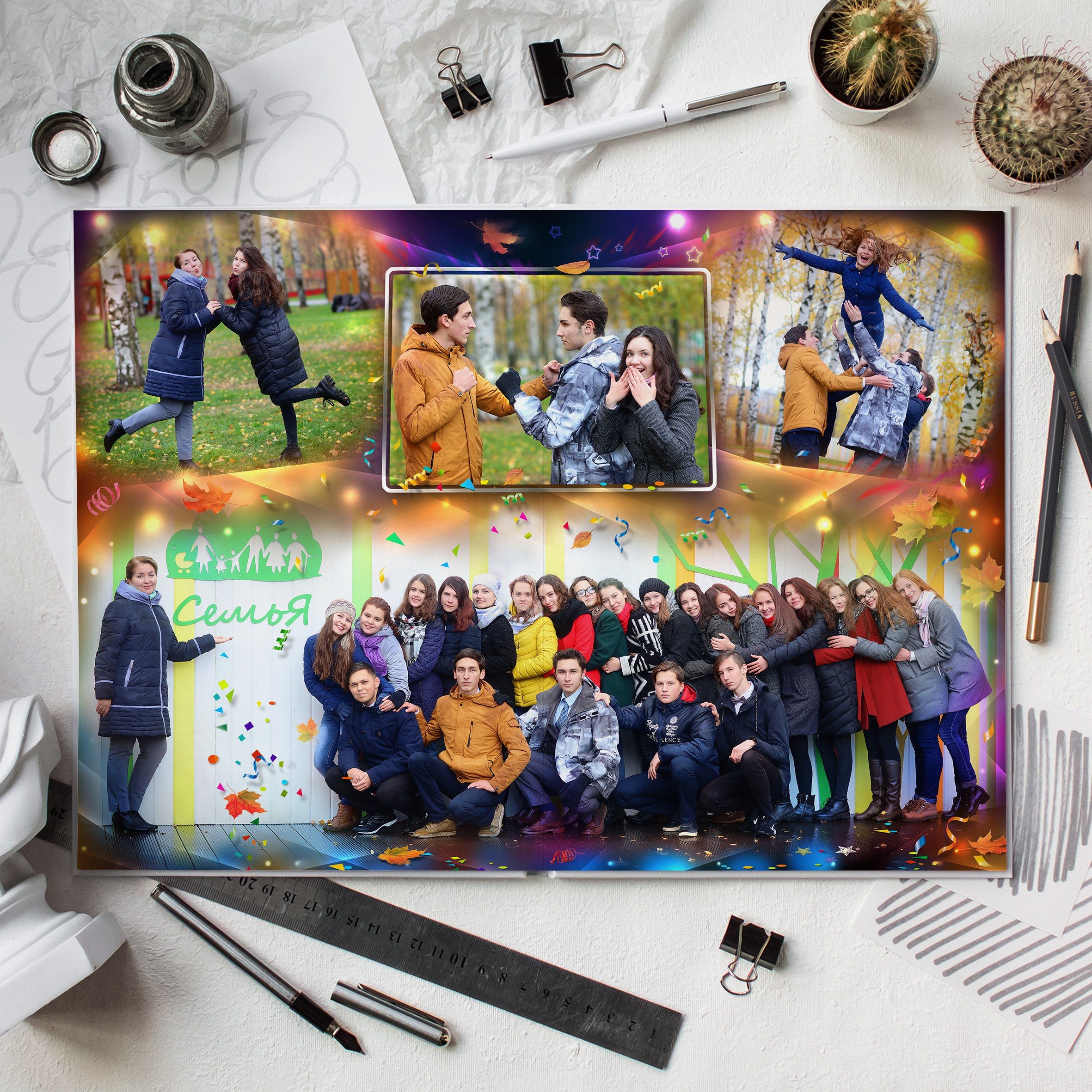 Ночной город. Современные выпускные альбомы. Мы делаем не просто альбомы, а стильные фотокниги