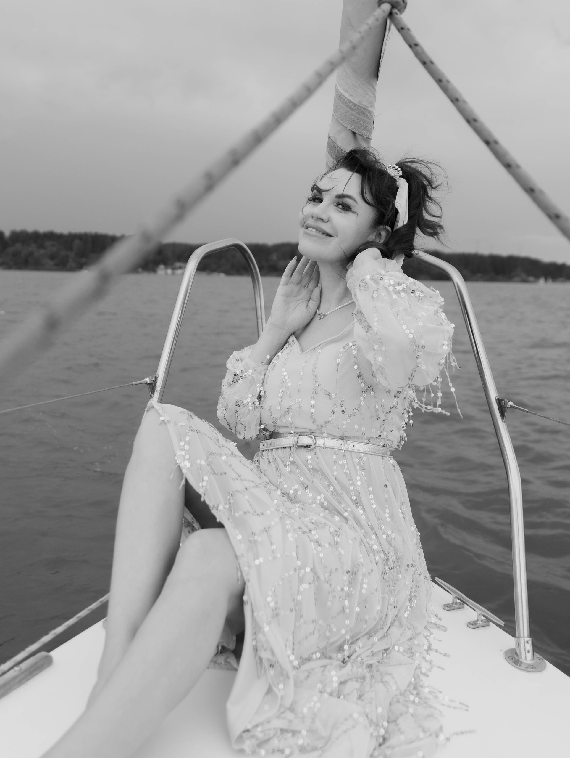 Парусные яхты. Заплыв женских комьюнити. Репортажный фотограф в Новосибирске Алена Помазунова