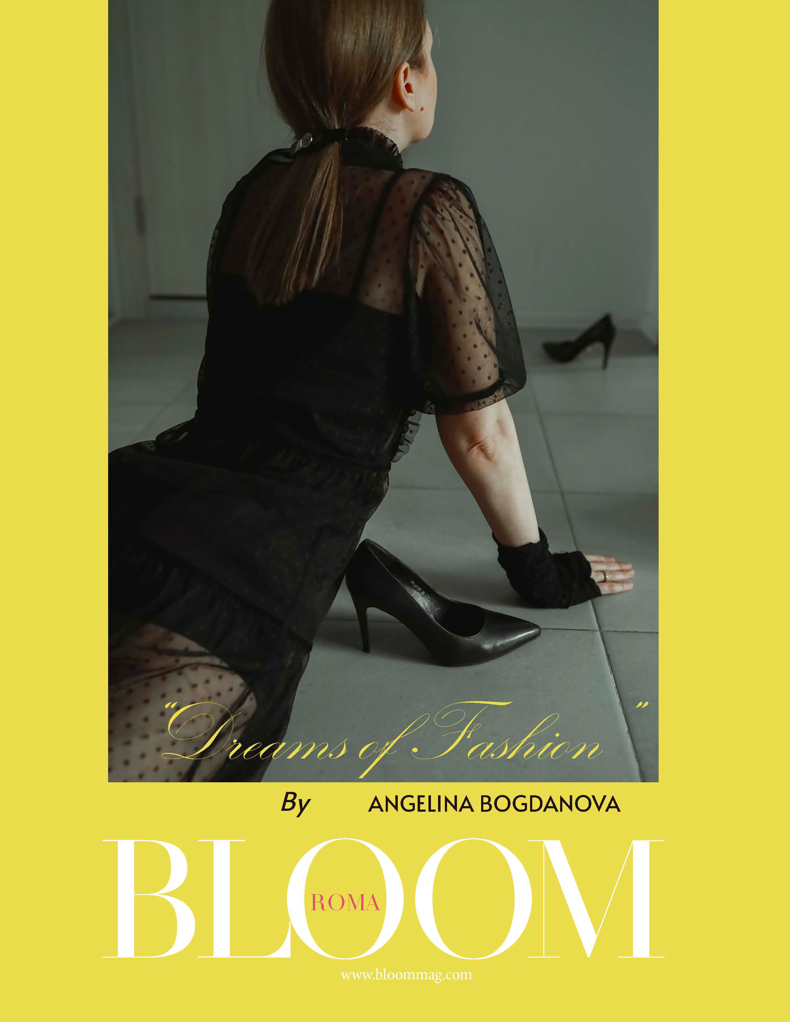 BLOOM ROMA MAGAZINE JUNE FASHION. Ангелина Богданова, междисциплинарная художница
