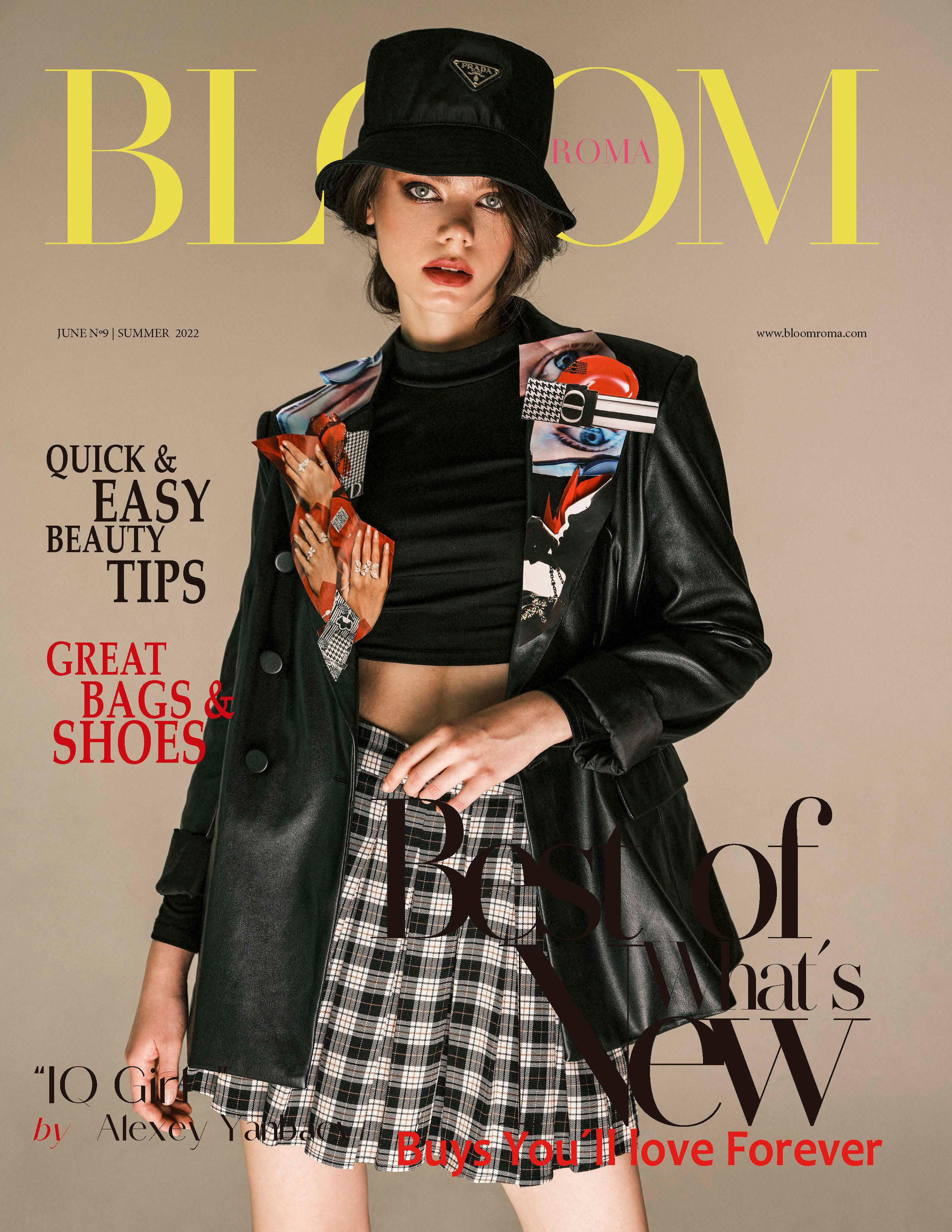 BLOOM ROMA MAGAZINE JUNE FASHION. Ангелина Богданова, междисциплинарная художница