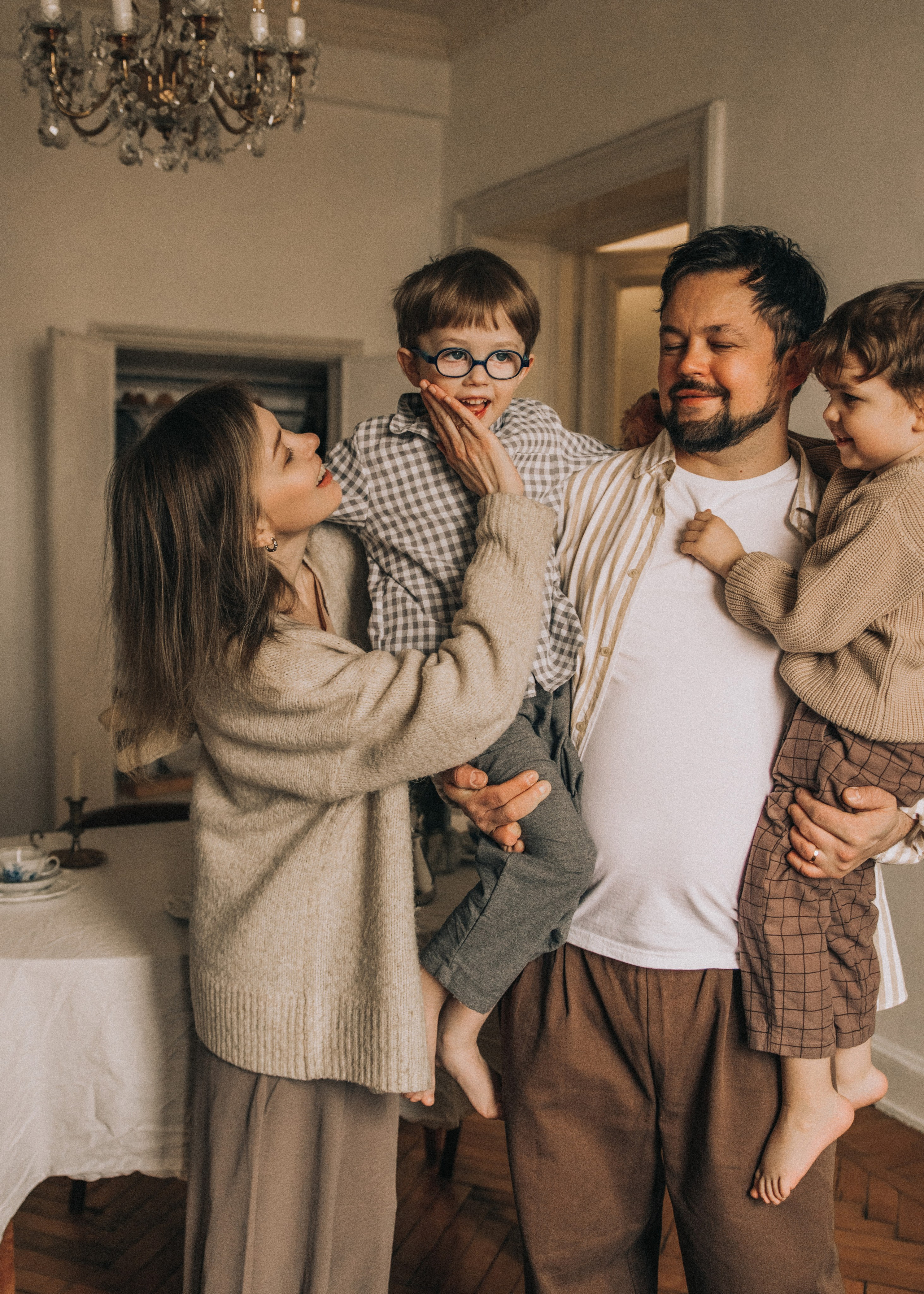 Маша, Игорь, Лева и Матвей. Семейный фотограф В Москве Александра Дейкун