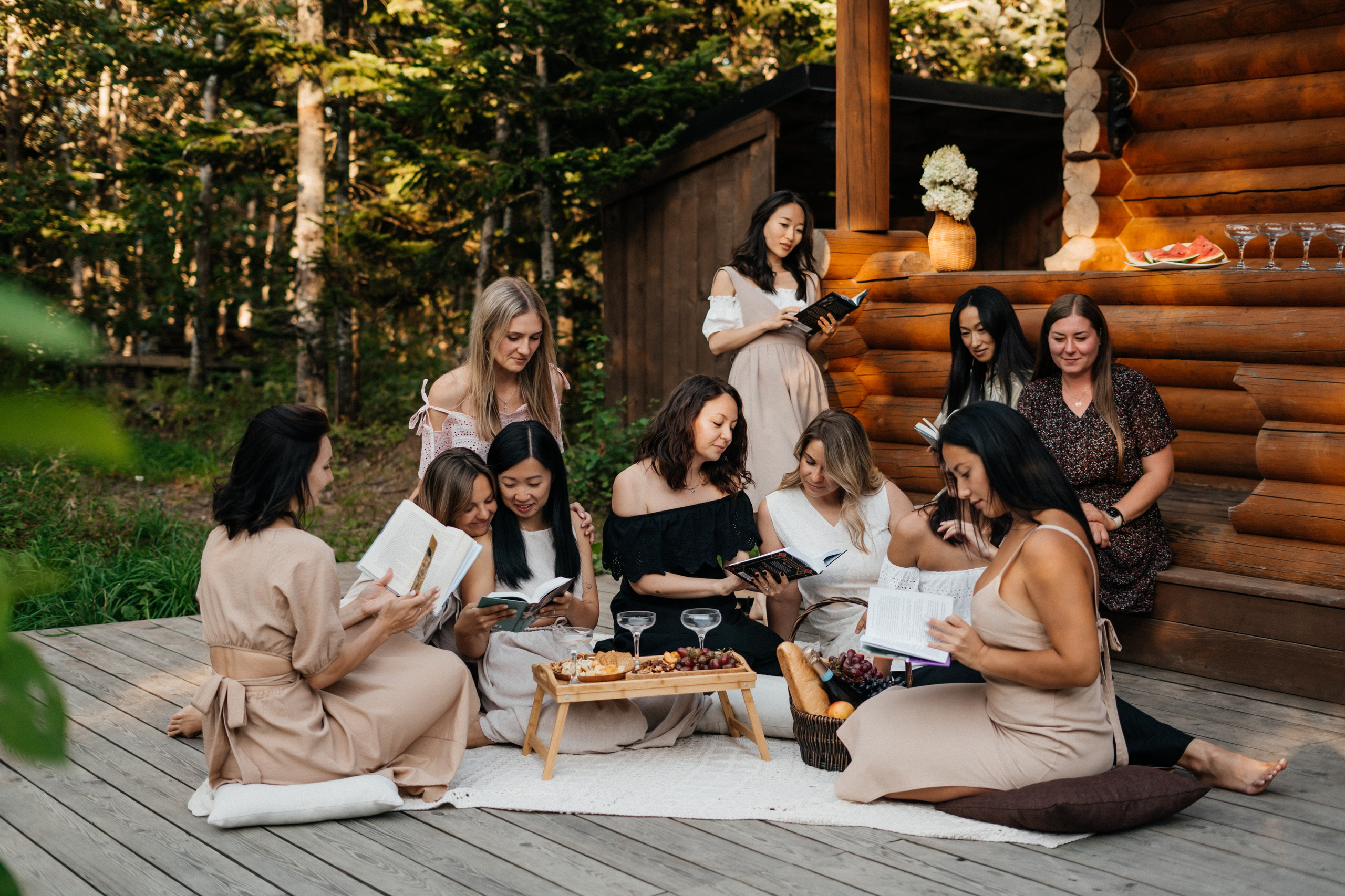 Фотосессия книжного клуба. Фотограф сахалин