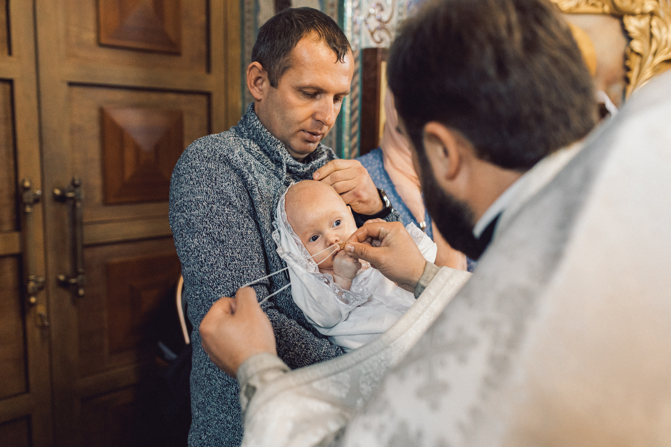 Таинство Крещения в Часовне Серафима Саровского