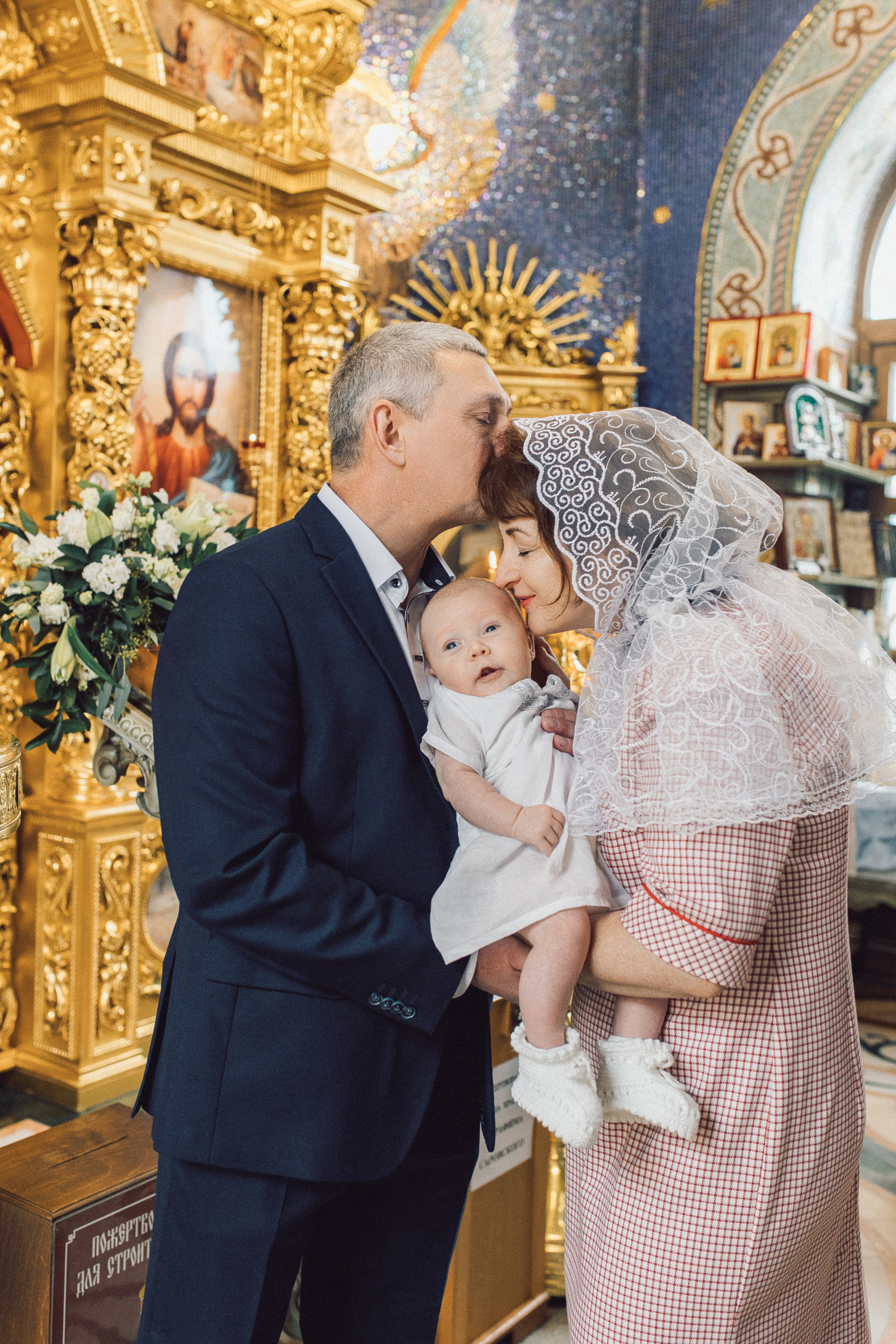 Таинство Крещения в Часовне Серафима Саровского