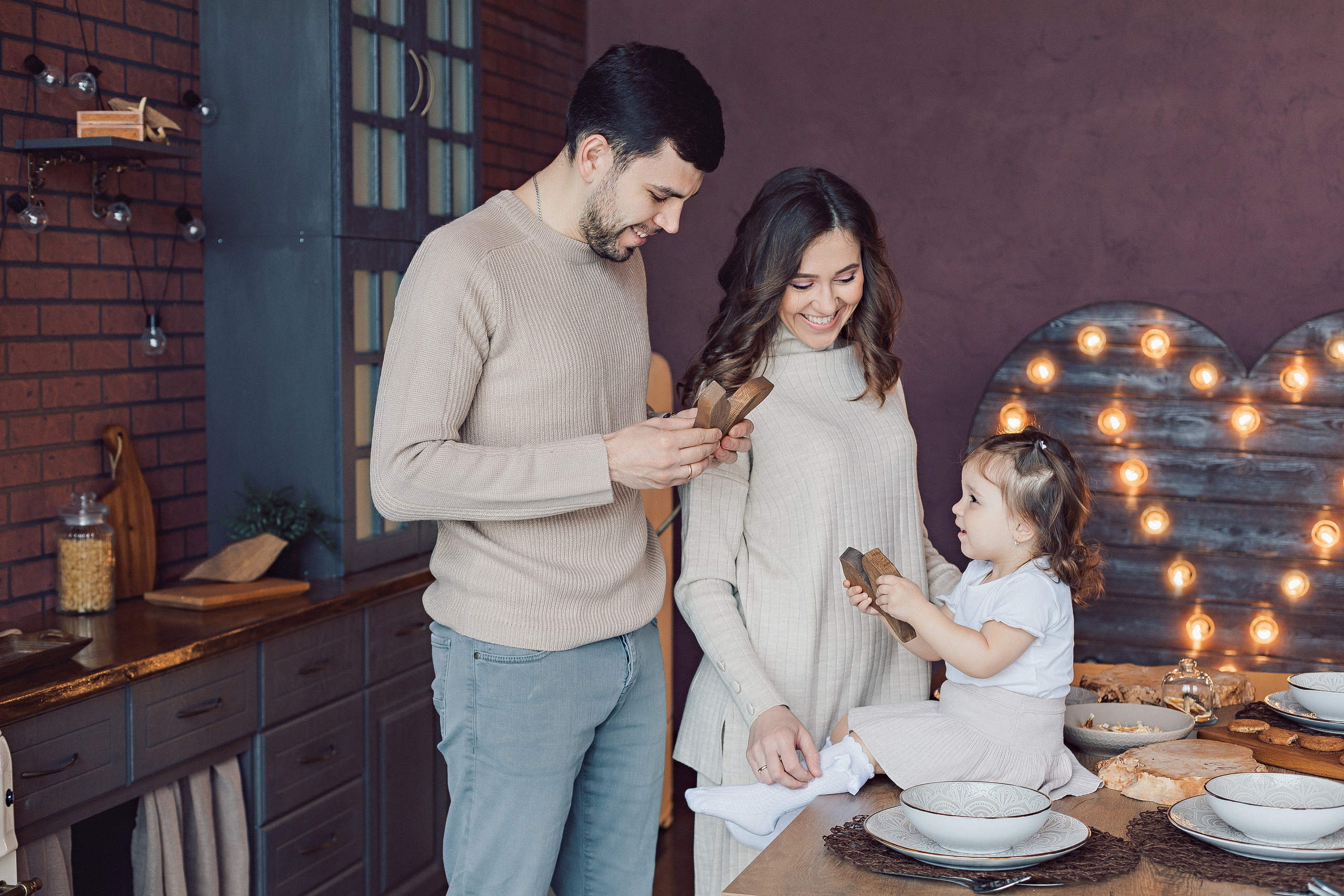 Дарья, Александр и София