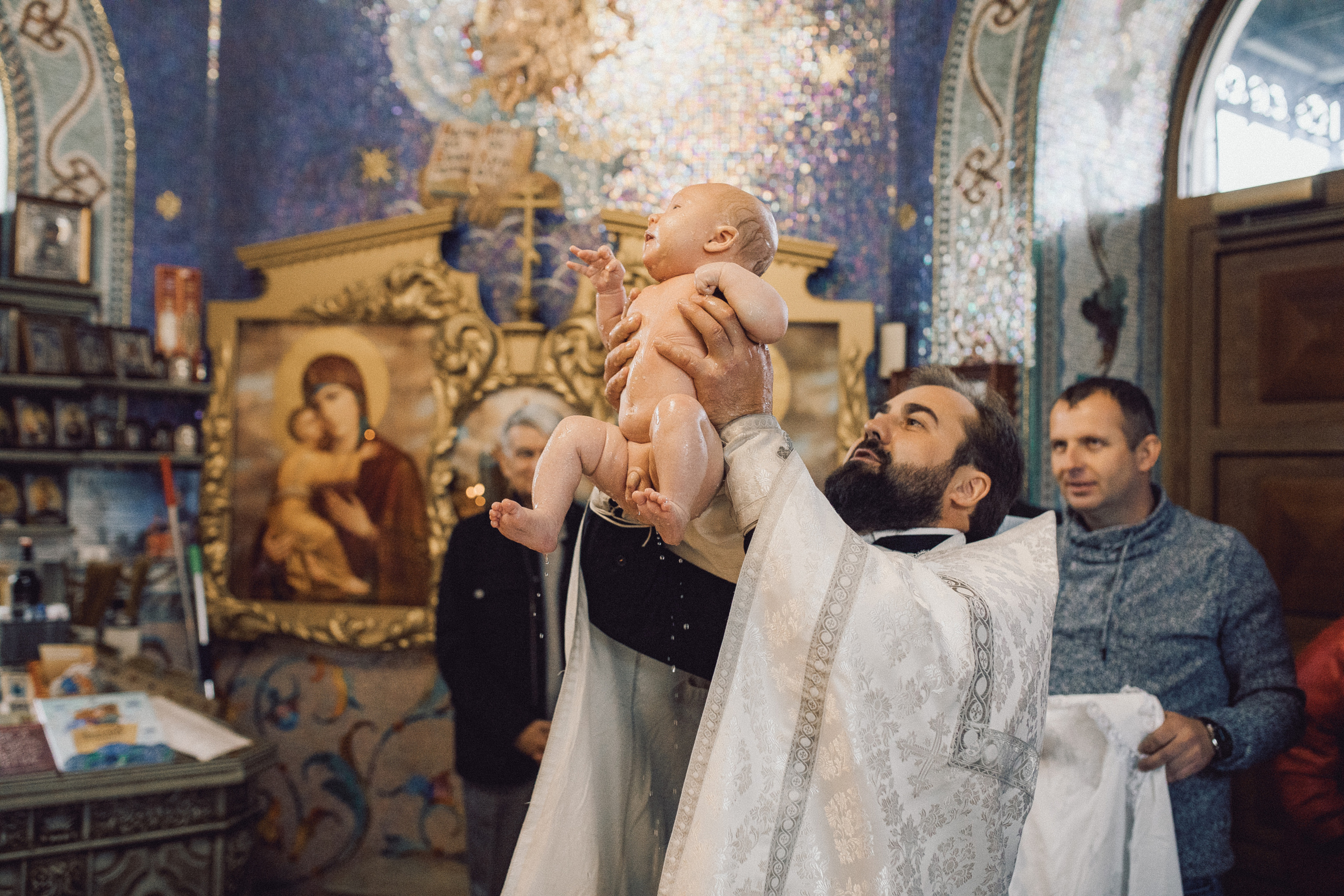 Таинство Крещения в Часовне Серафима Саровского