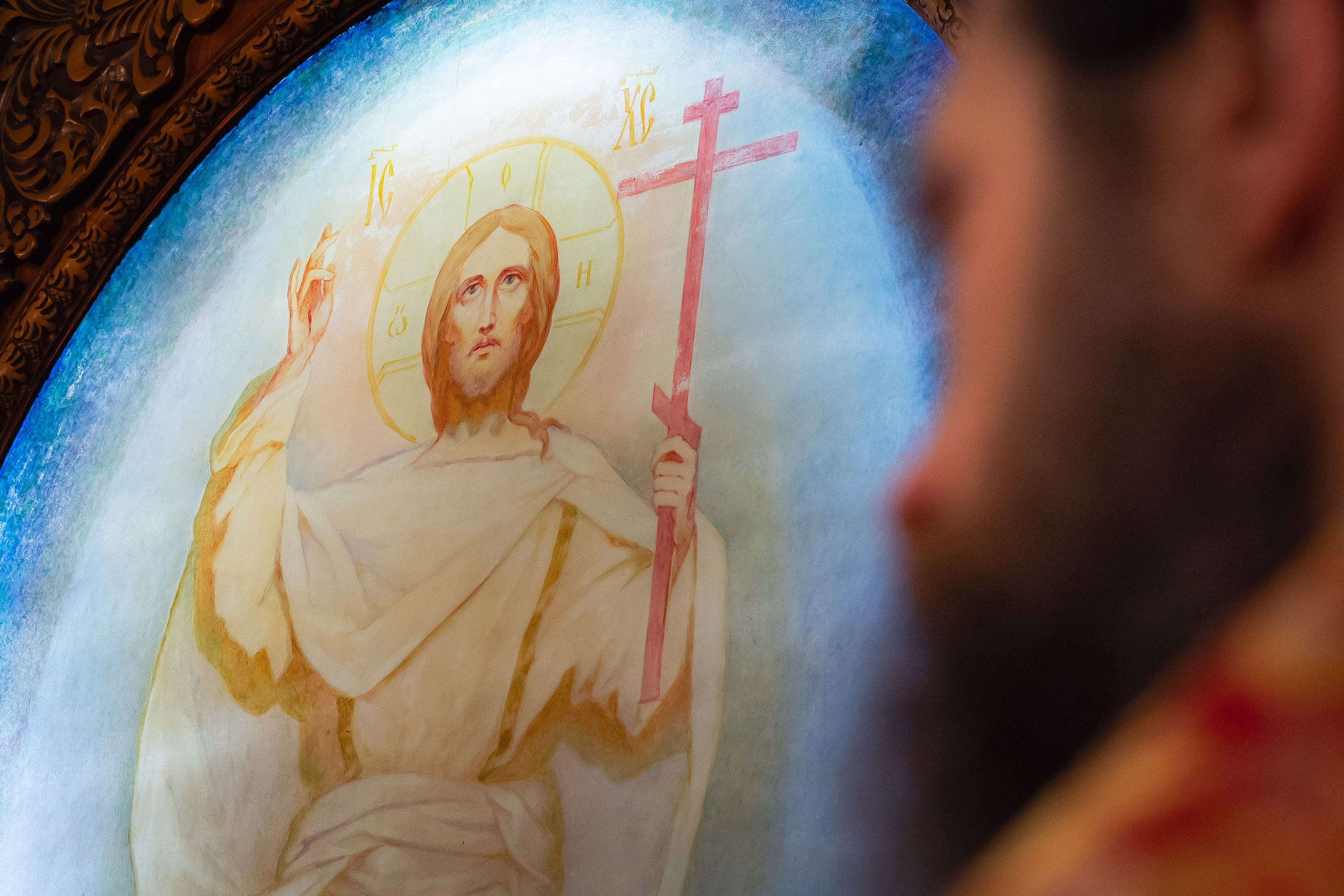 Богородский храм. Пасха. Полунощница, Божественная литургия. Антон и Татьяна Денисенко — В храме