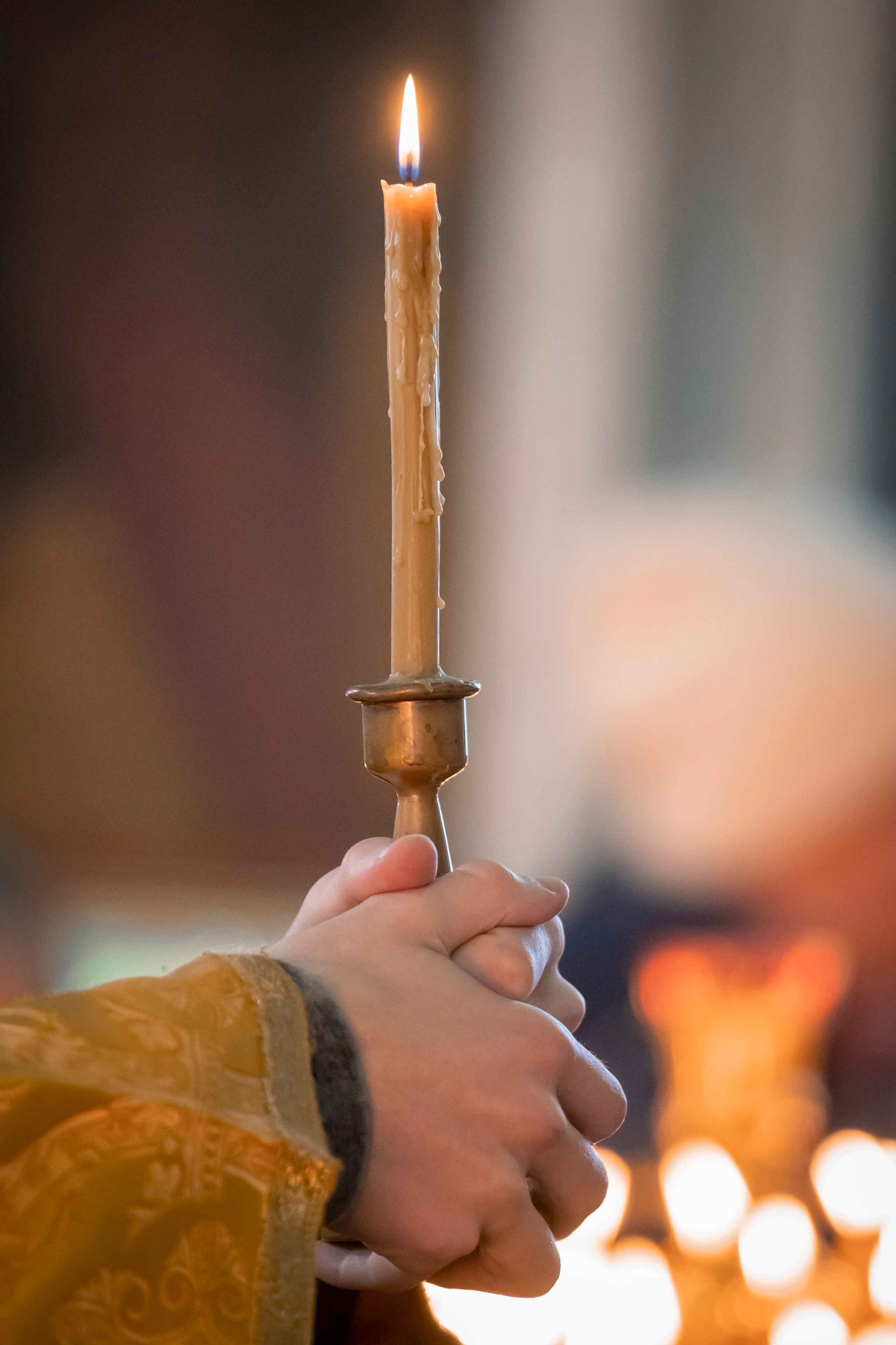 Никольский храм, г. Зерноград. Торжество Православия. Антон и Татьяна Денисенко — В храме