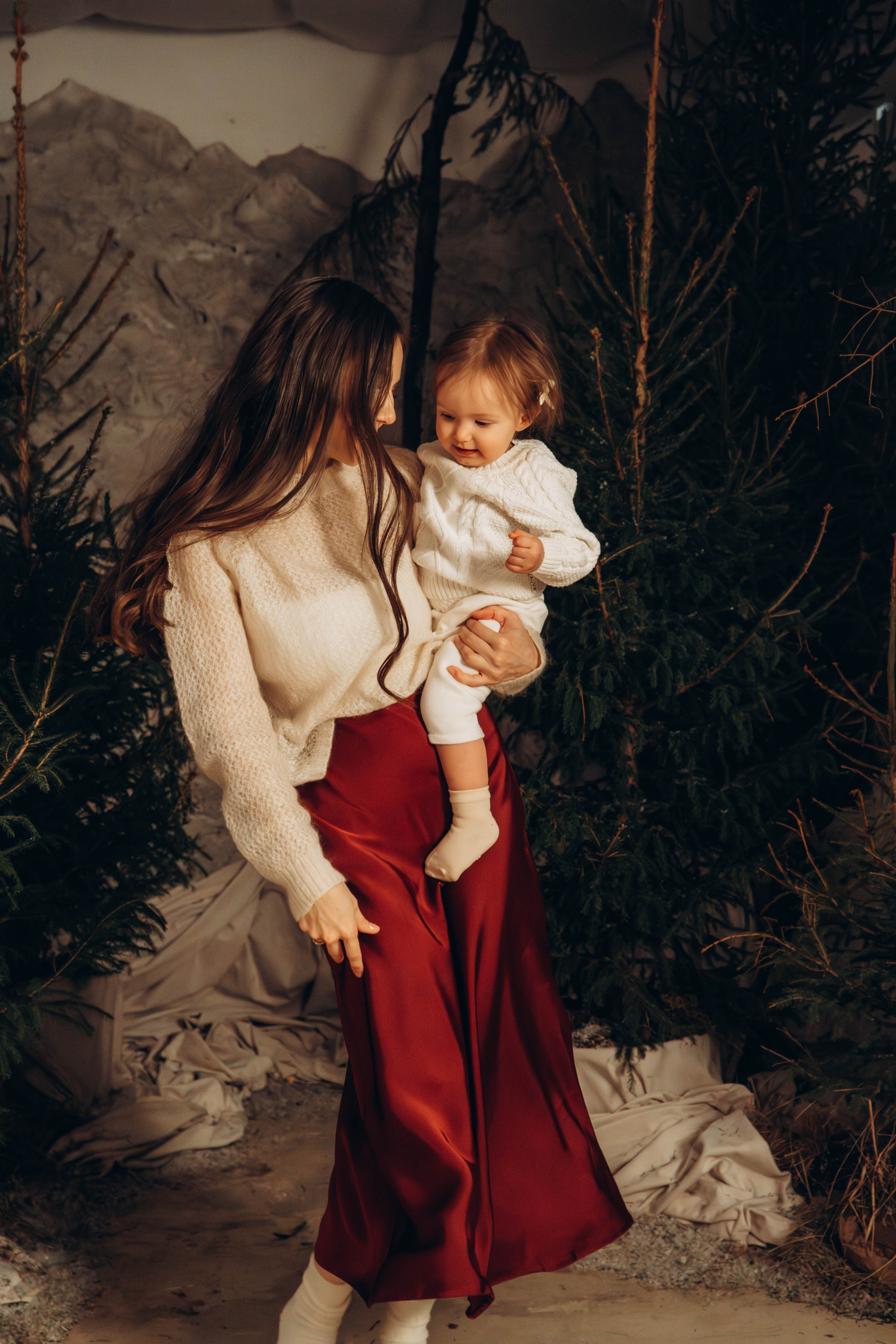 Анастасия и Мира. Студия «Мох». Фотограф Москва Валерия Веденина