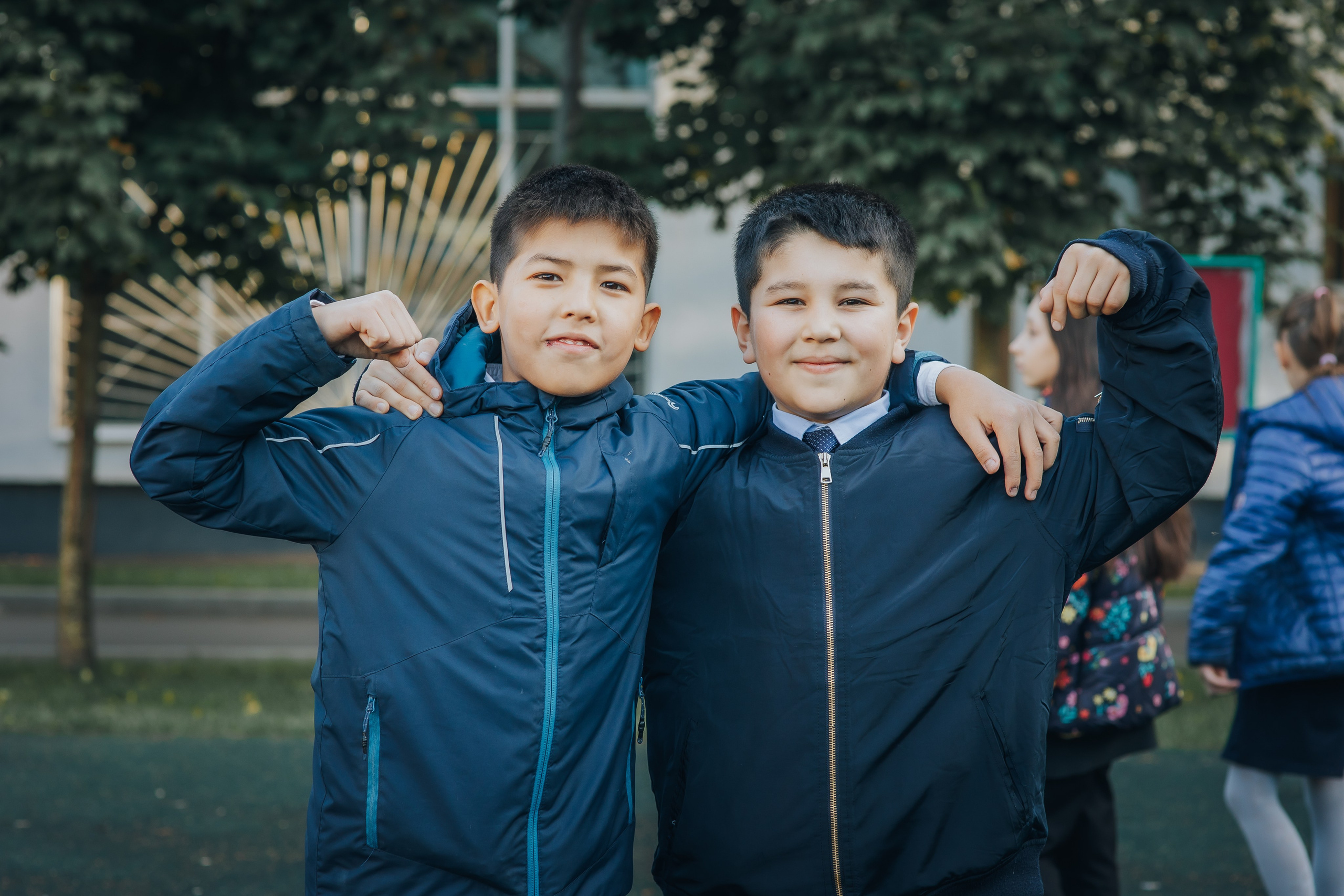 Осенняя съемка 4 класса для Выпускных альбомов. Семейный фотограф в Москве Наталья Чуб, заказать Фотокнигу