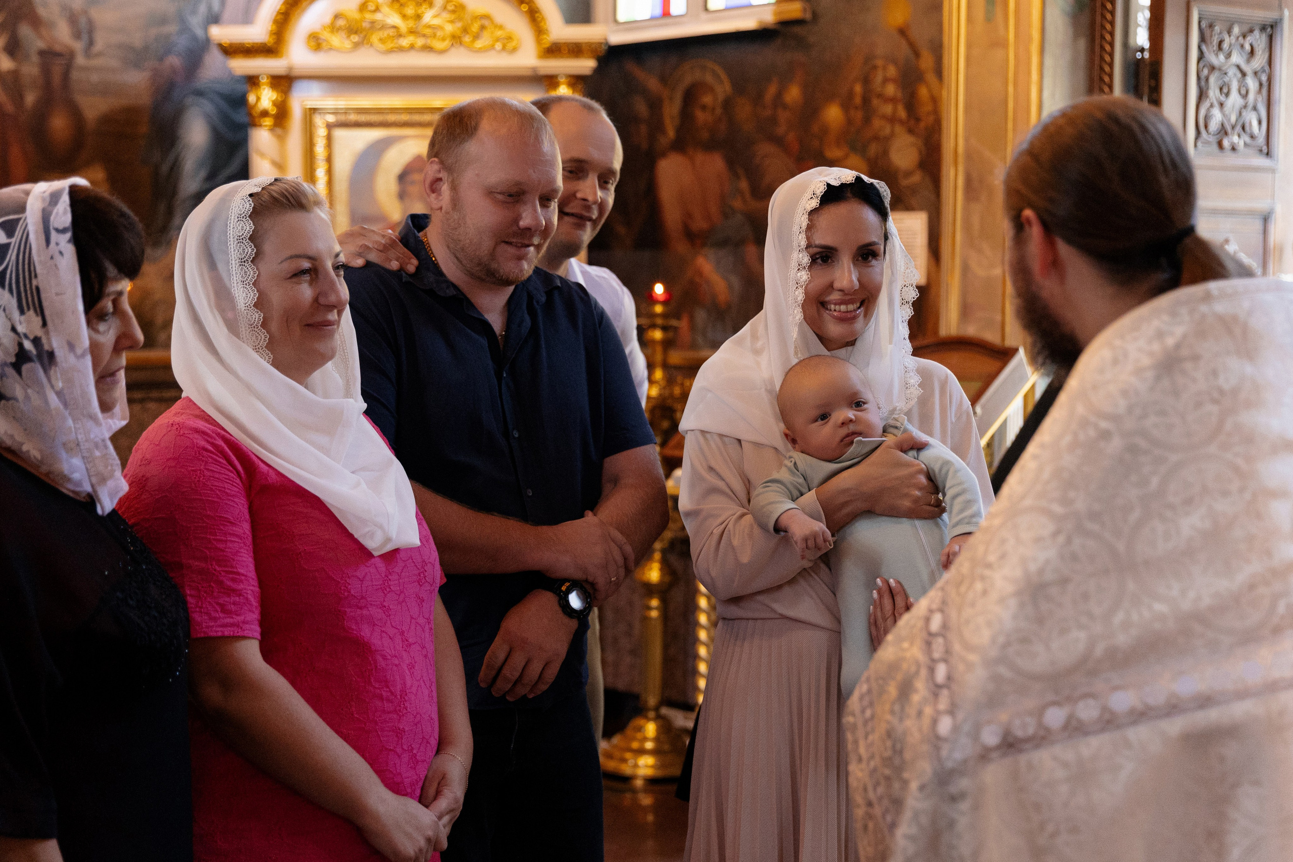 Крещение в Церкви иконы Божией Матери Целительницы. Свадебный фотограф и видеограф Краснодар, Ростов, Сочи, Новороссийск