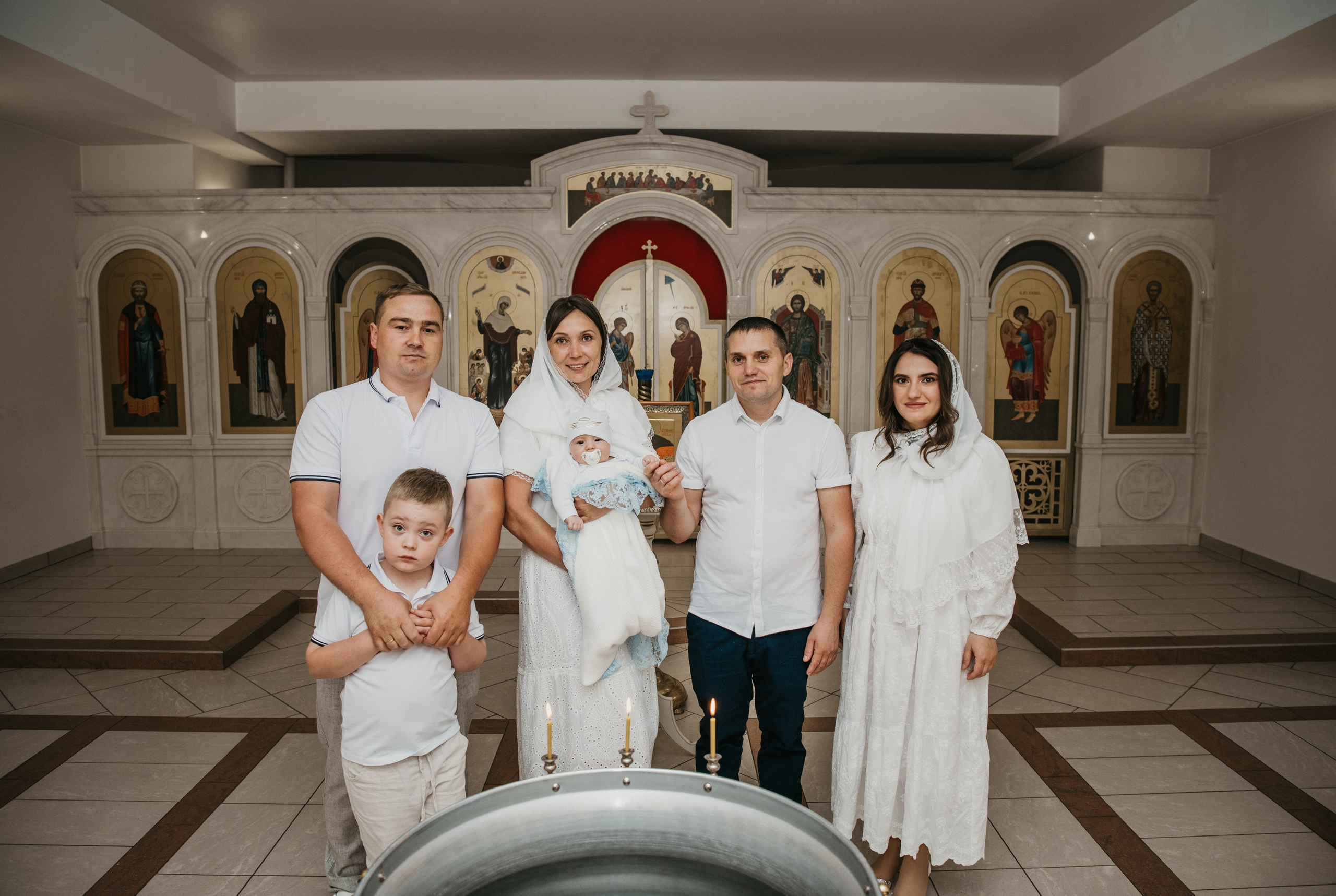 Крещение Евгения. Фотограф на выписку из роддома в Москве и МО