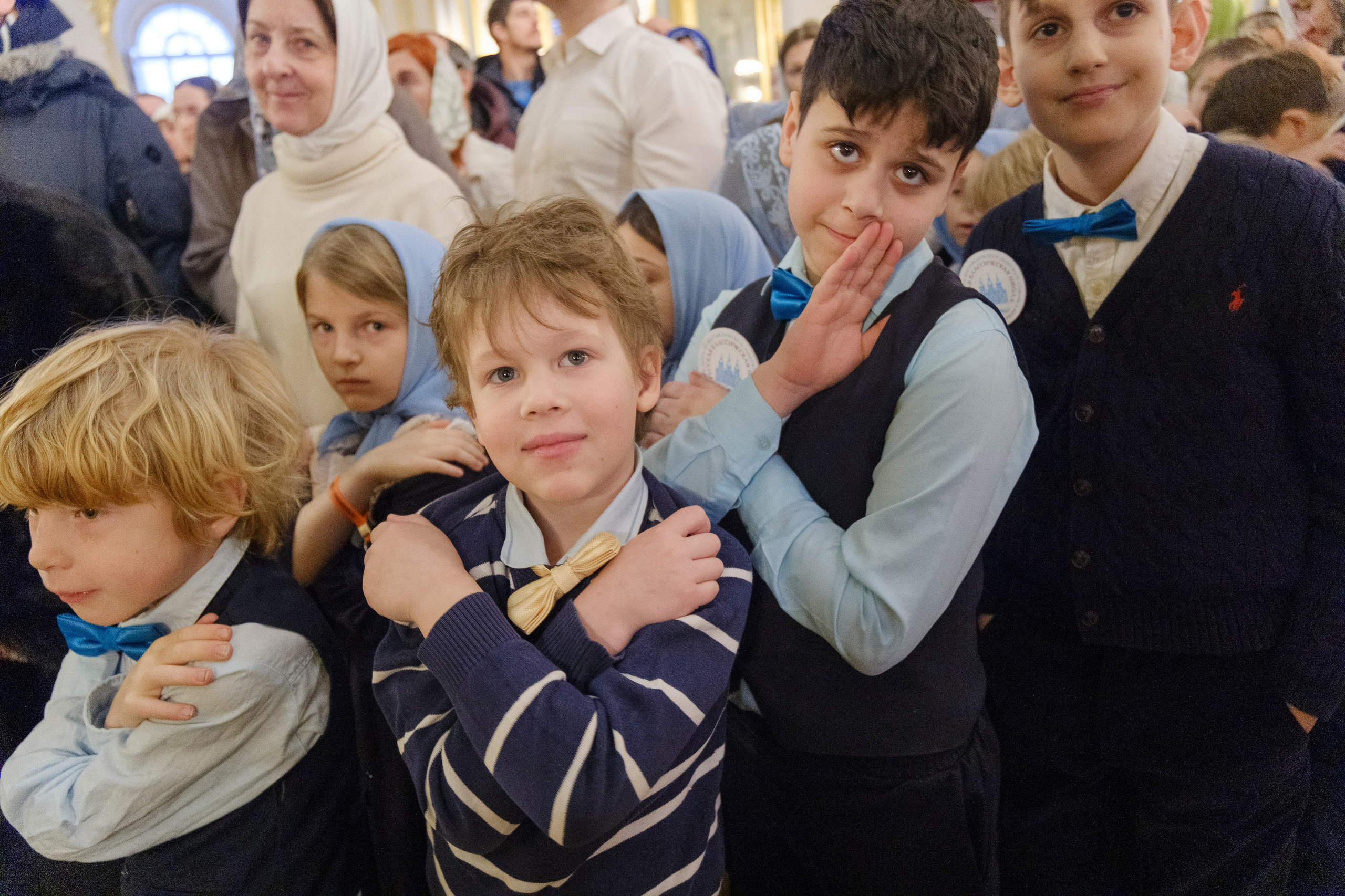 Божественная литургия в Николо-Богоявленском морском соборе. НИКОЛО-БОГОЯВЛЕНСКИЙ МОРСКОЙ СОБОР