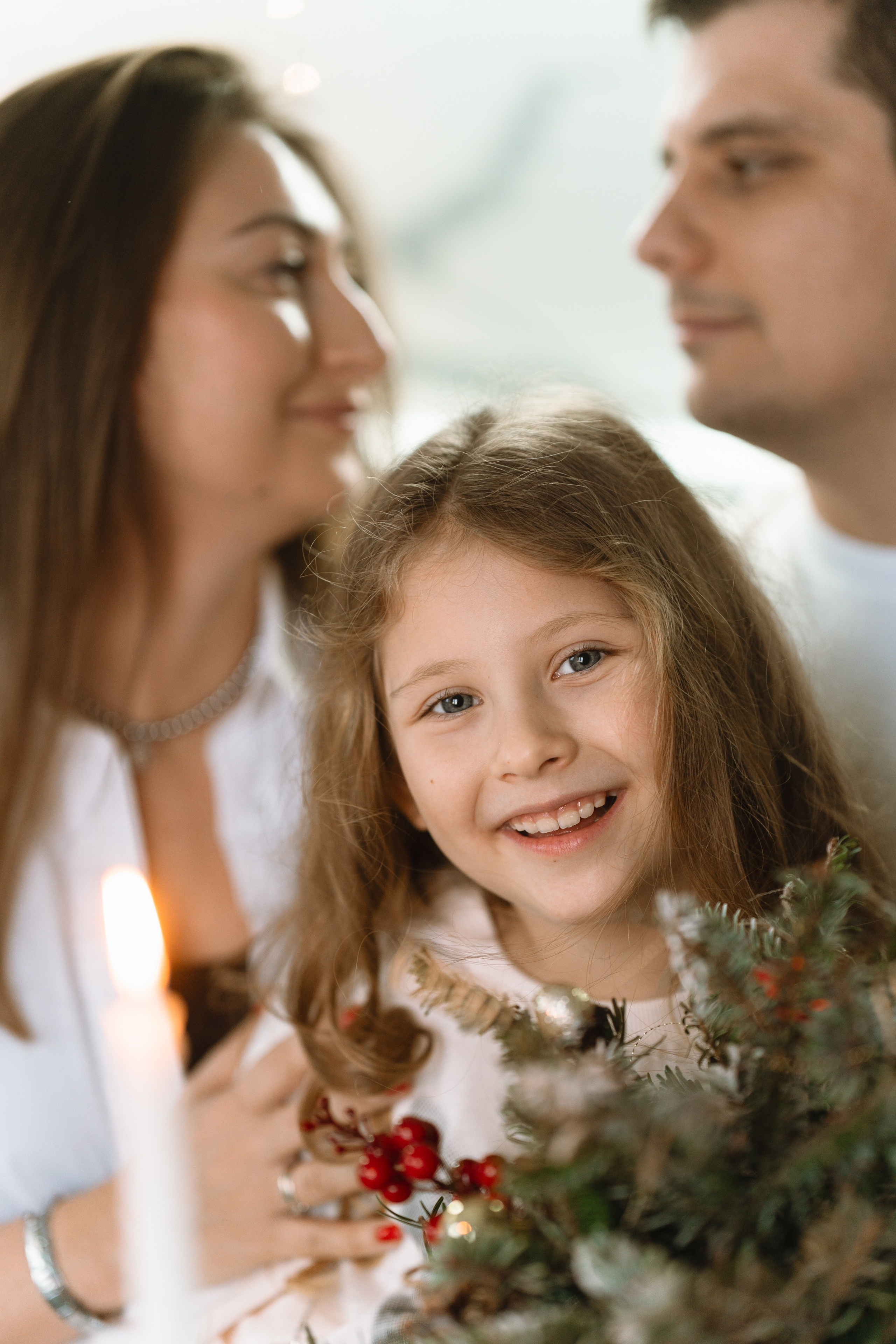 Новогодняя домашняя фотосессия Юна, Влад и Кирочка. Фотограф Москва. Екатерина Дударевич