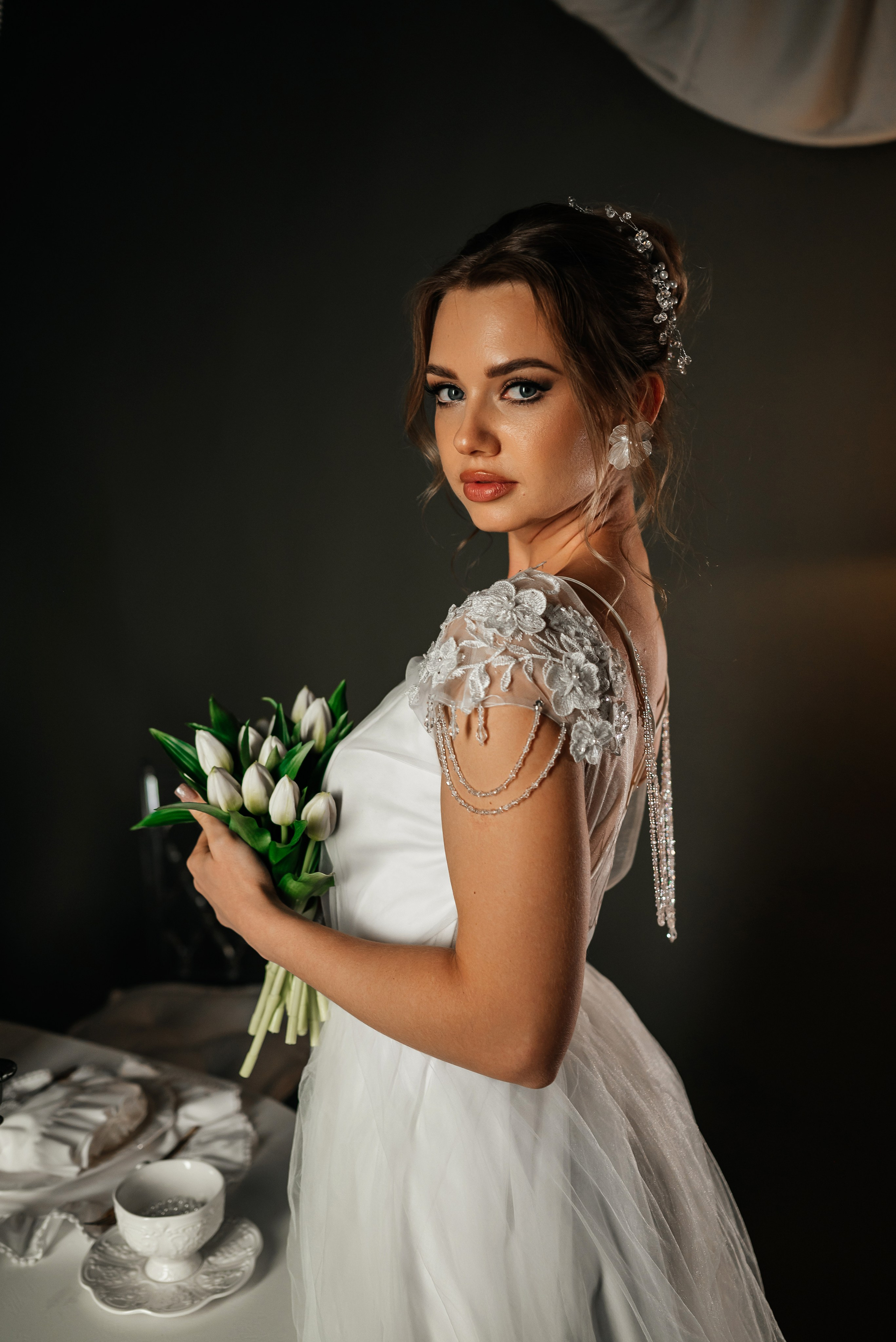 Невеста в фотостудии. Фотограф в Каменске-Шахтинском Ольга Сагал