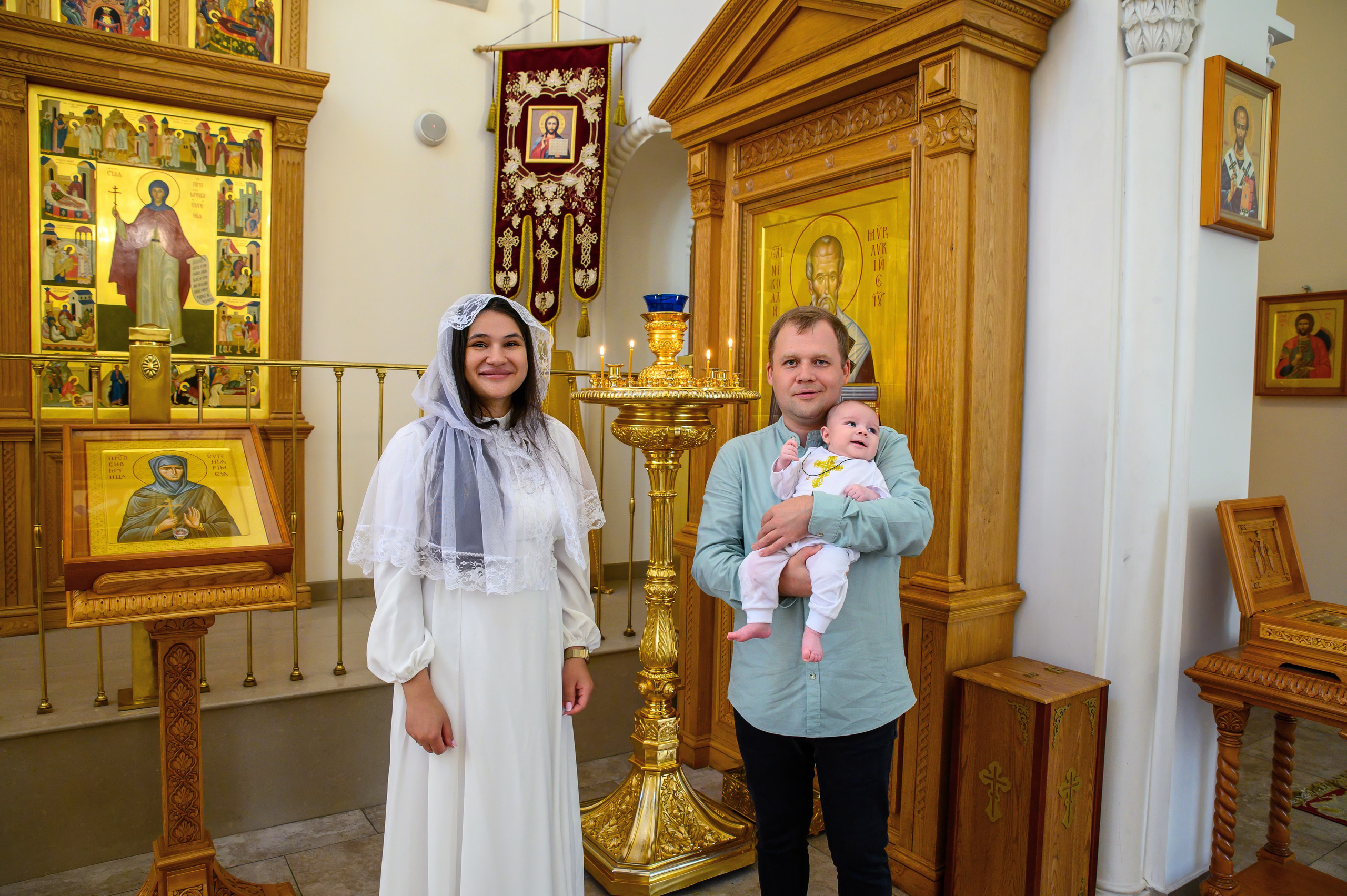 Таинство крещения. Профессиональный фотограф в Санкт-Петербурге