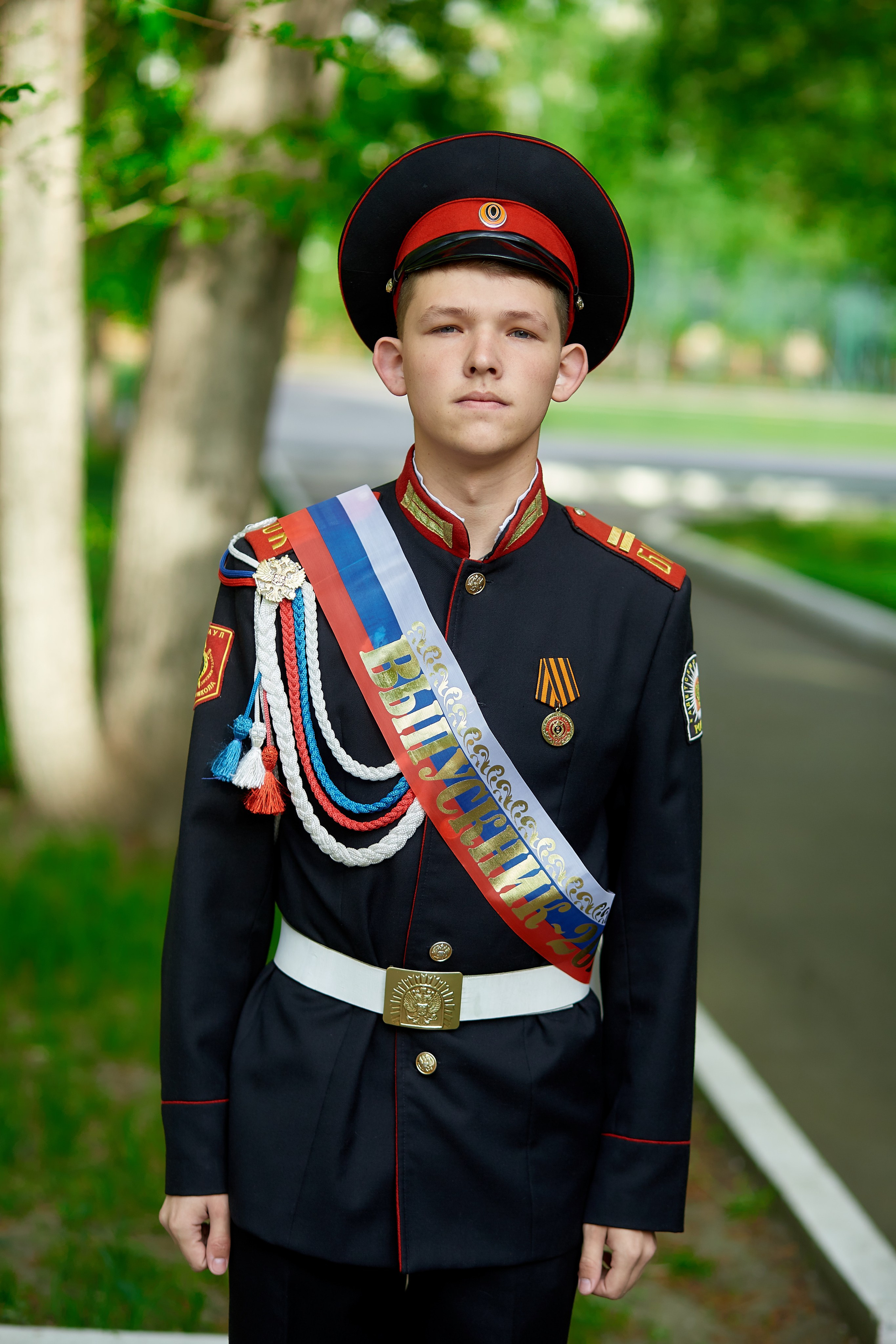 Кадеты последний звонок. Фотограф Вячеслав Фарунин