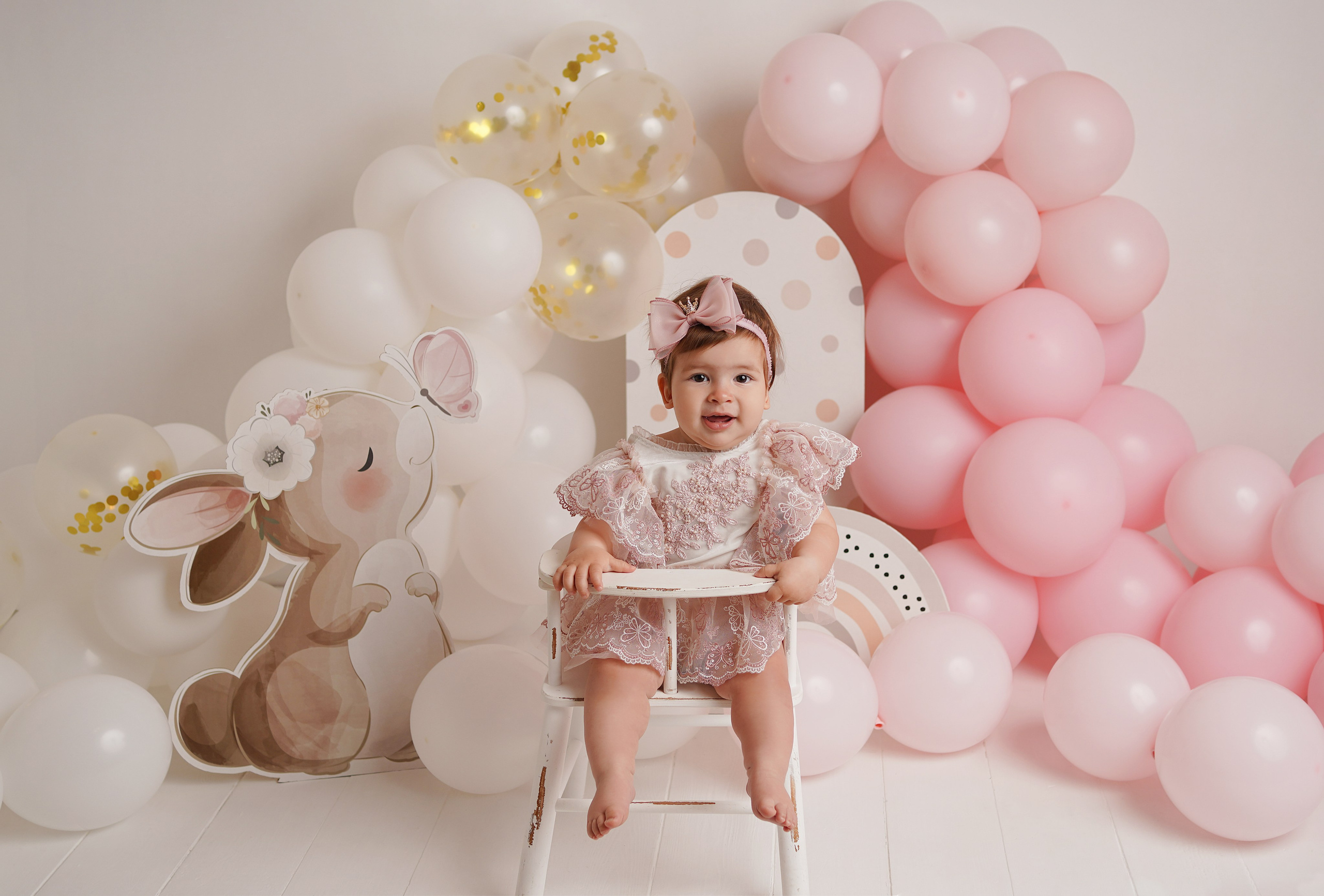 Детская фотосессия Первый год для девочек. Детский фотограф и фотограф новорожденных в Калининград Оксана Иваний
