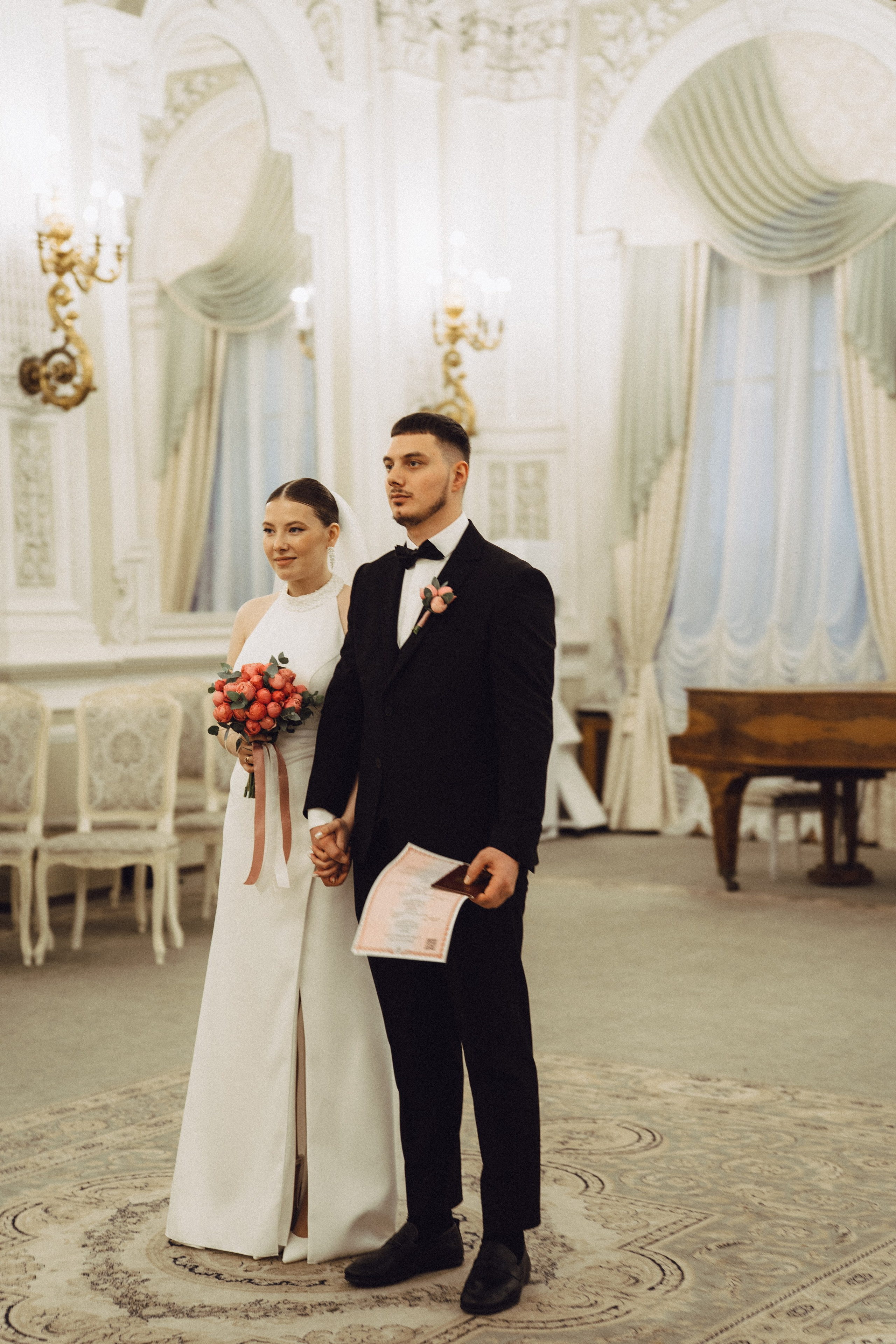 СВАДЕБНАЯ СЬЕМКА В ПЕВОМ ДВОРЦЕ БРАКОСОЧЕТАНИЯ. Профессиональный фотограф, Санкт-Петербург — Виктория Богомолова