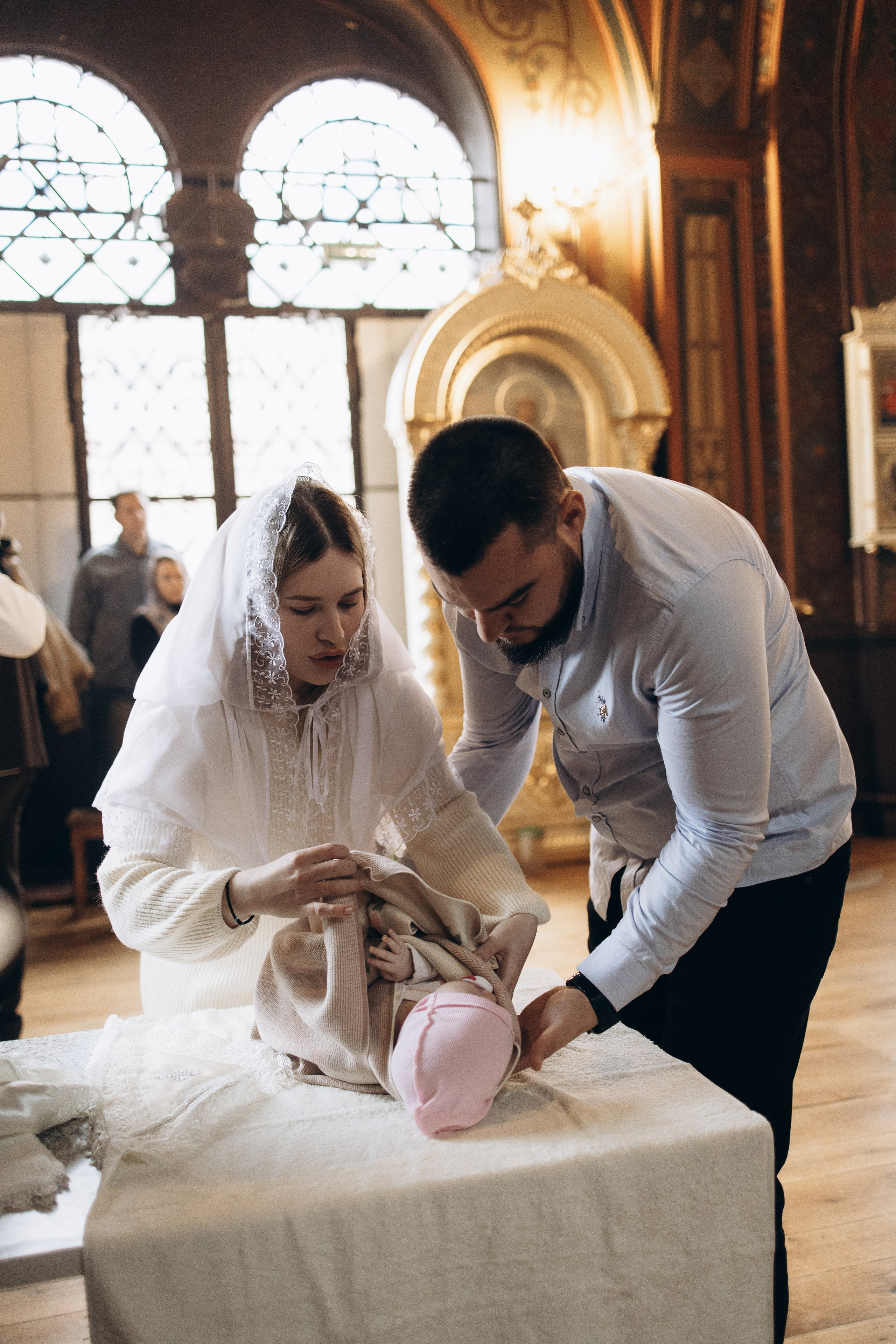 Крещение Софии. Самый теплый фотограф в Краснодаре Рябоконь Ксения