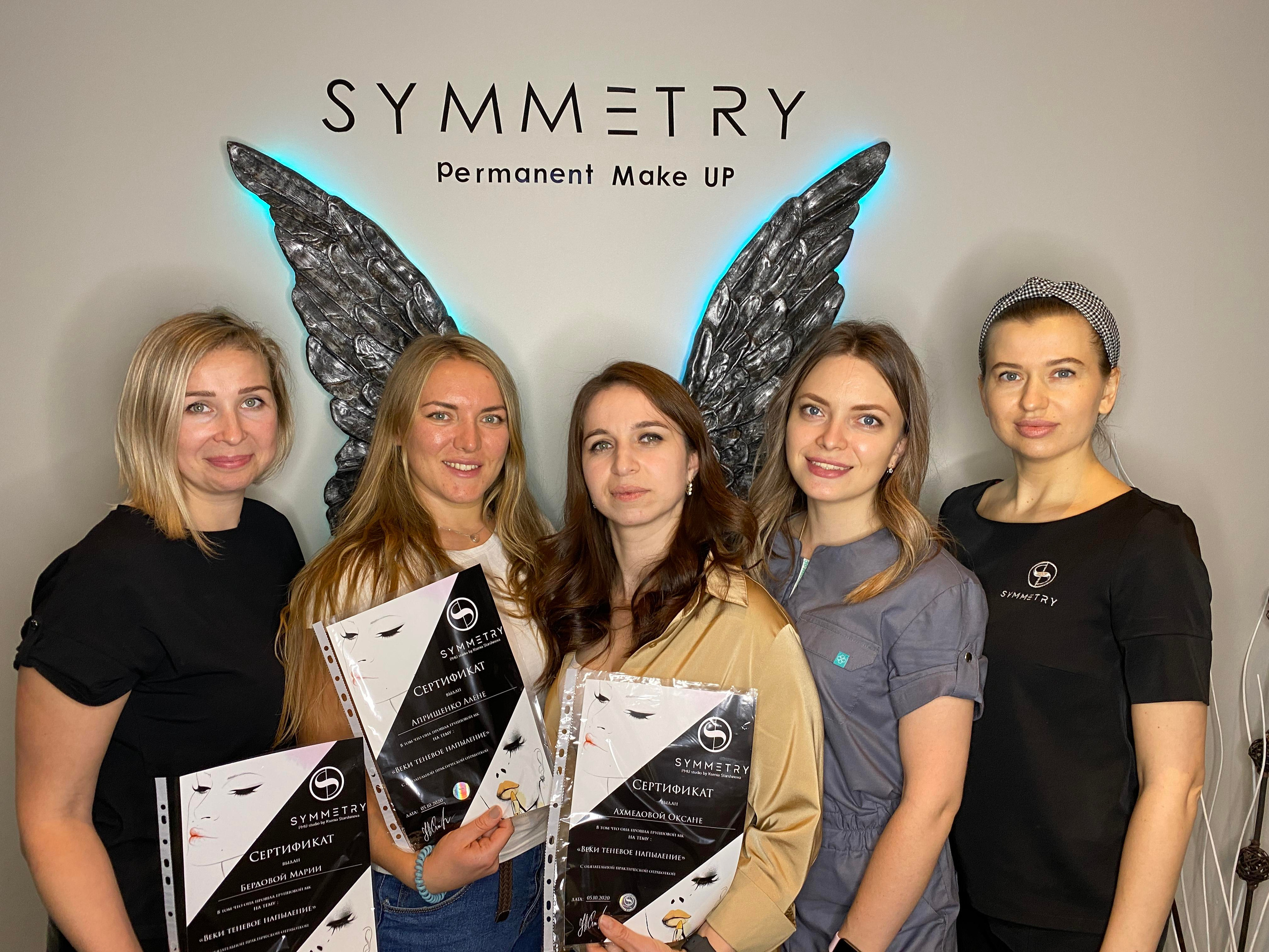 Практика на латексе базовый курс перманентного макияжа SYMMETRY