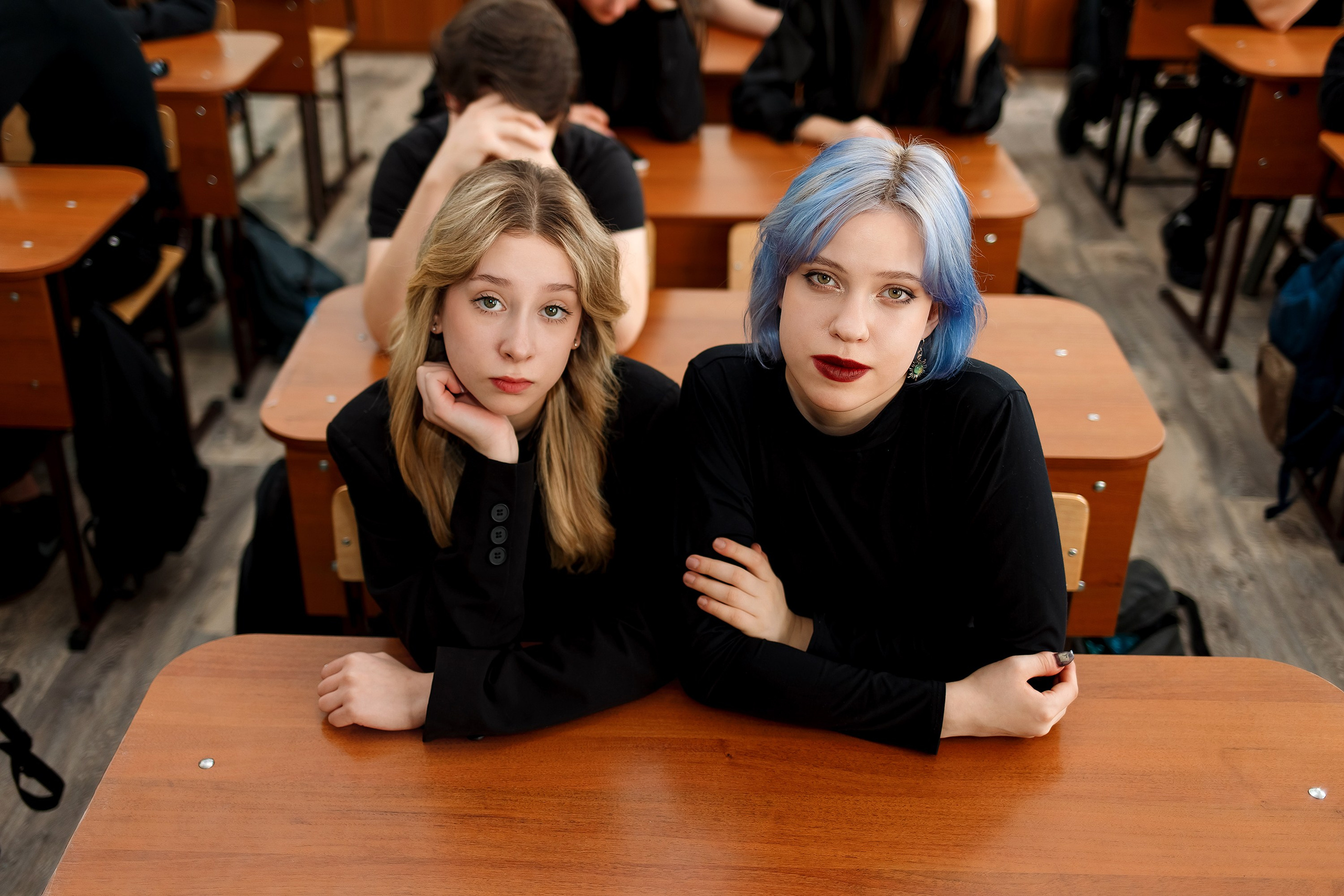 11 класс съемка в школе. Фотограф Любовь Корниенко, Примоский край