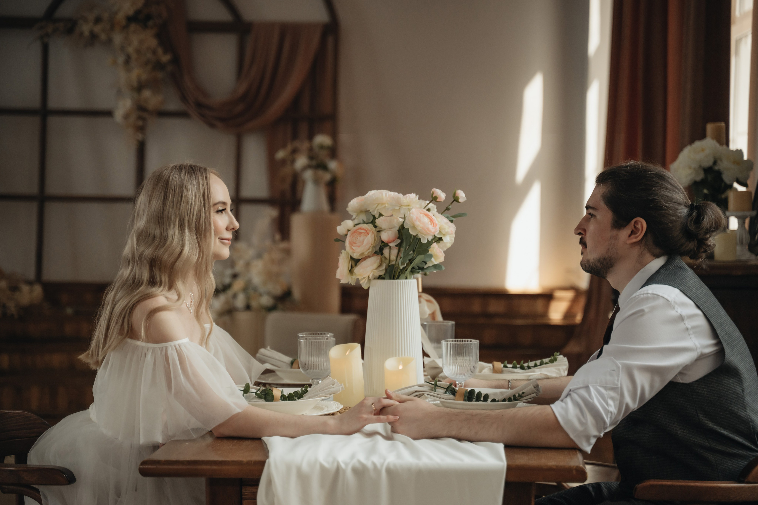 Свадебная фотосессия в студии