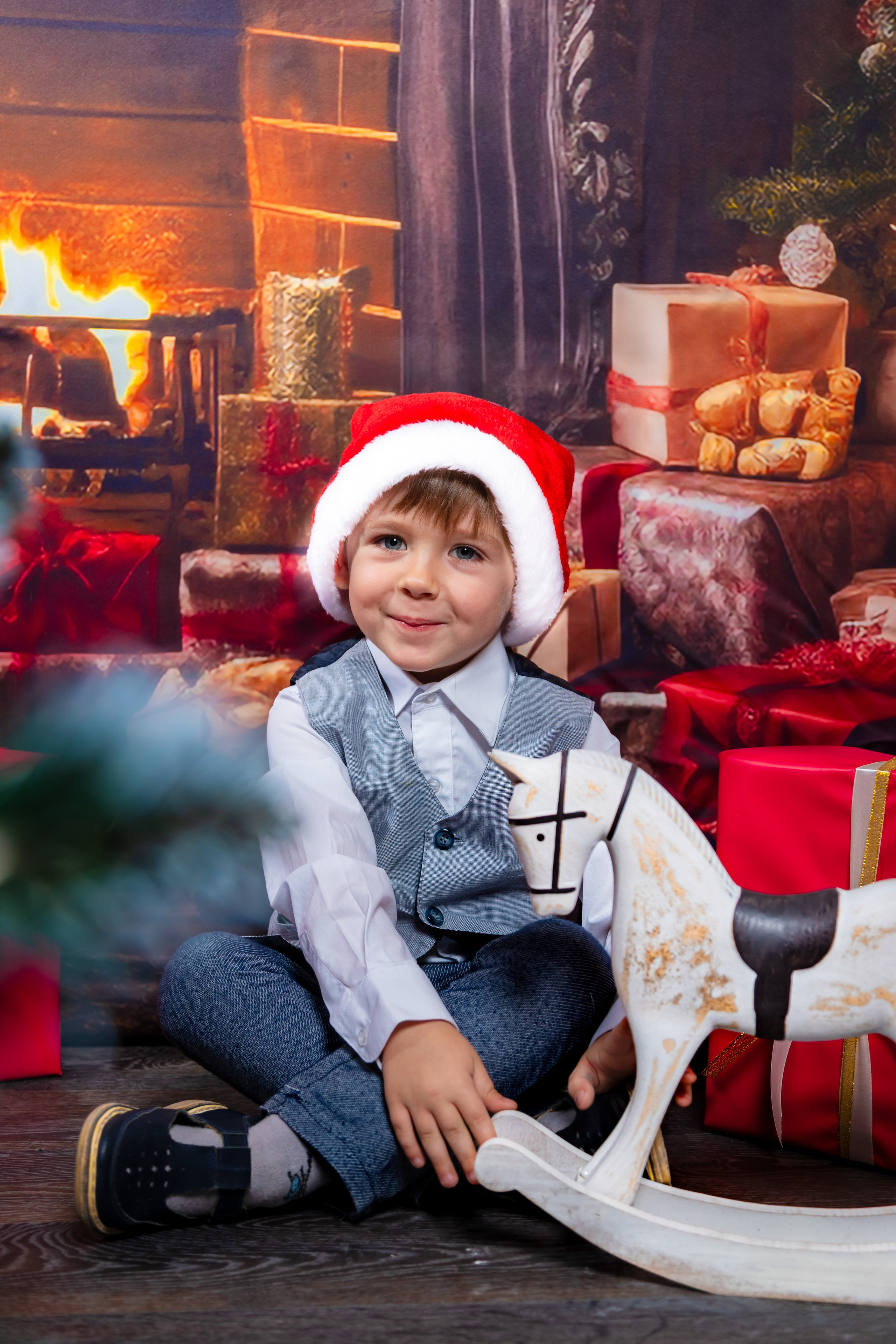 Новогодняя фотосессия. Фиксики Детская фотостудия