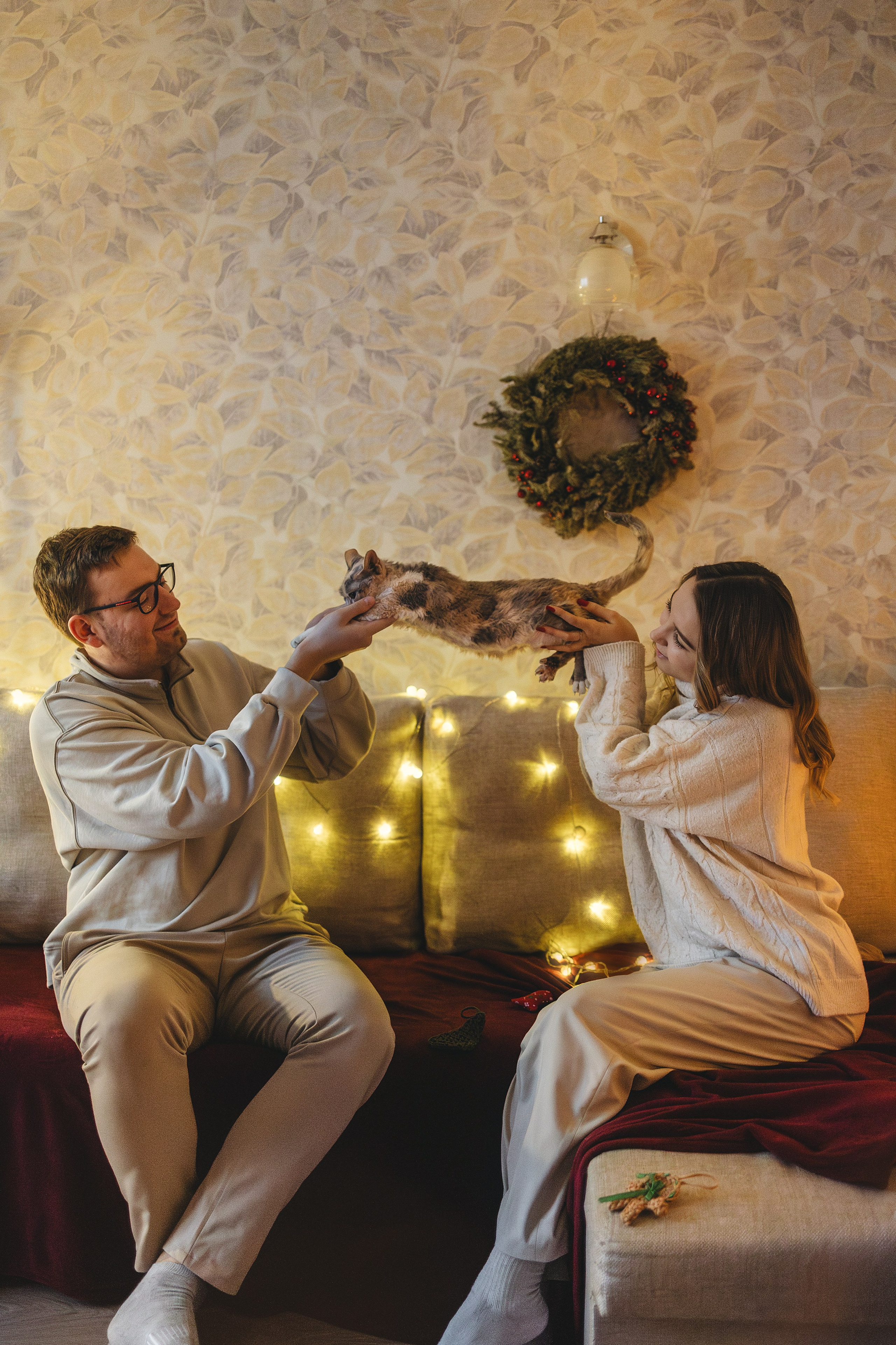 Домашняя новогодняя. Фотограф Анималист в Москве Анастасия Жучкова