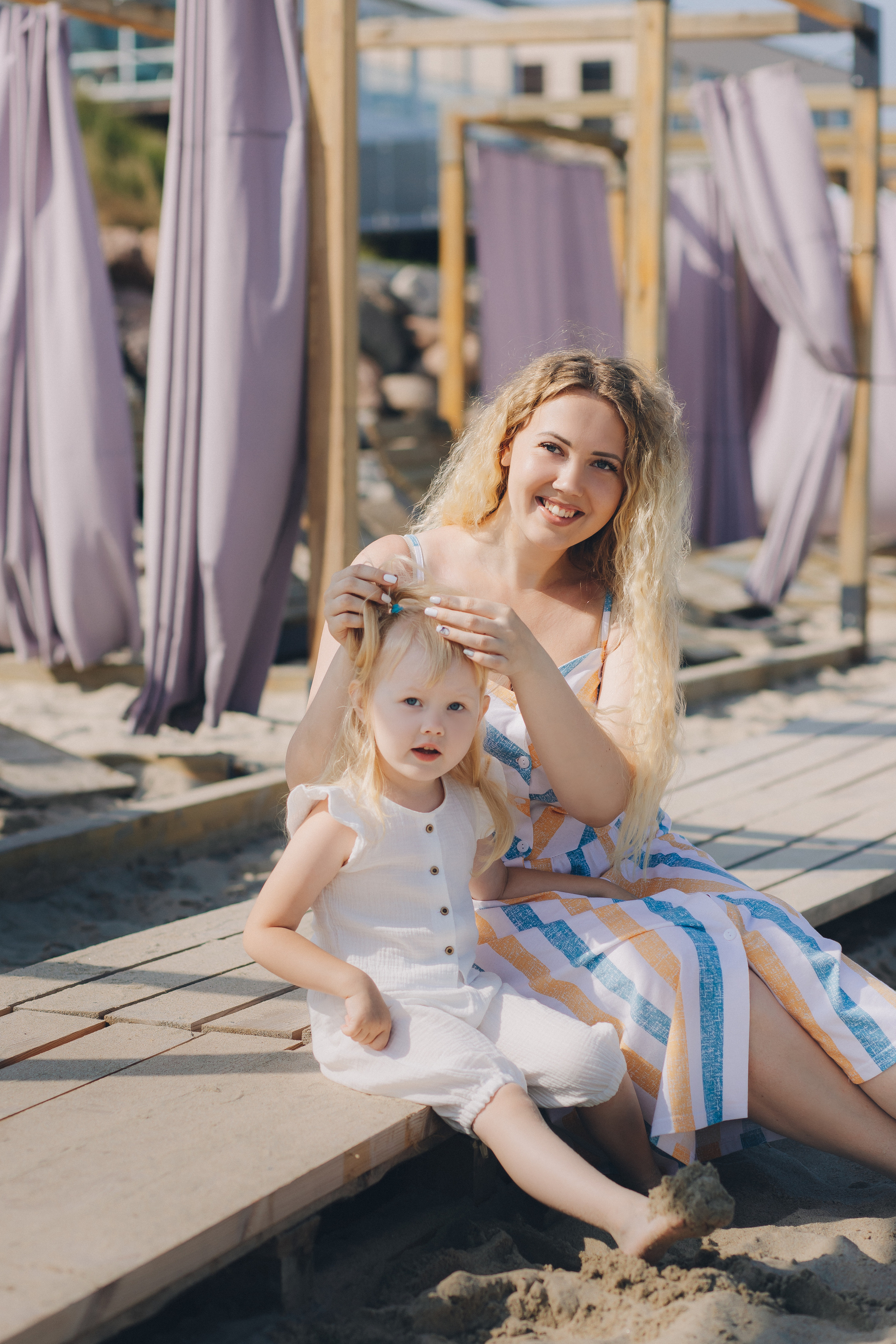 Даша и дочка. Фотограф Зеленоградск Красильникова Елена