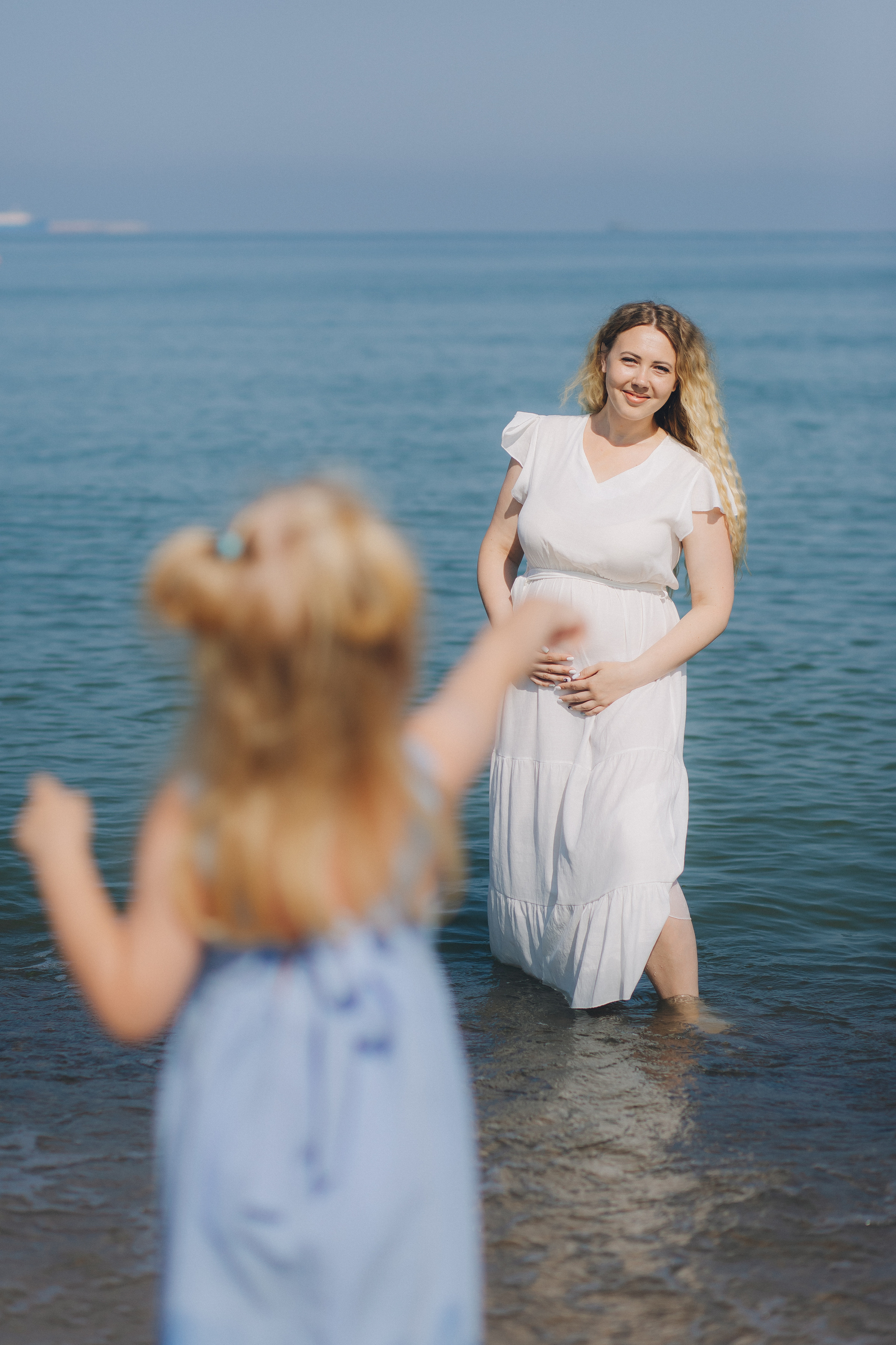 Даша и дочка. Фотограф Зеленоградск Красильникова Елена