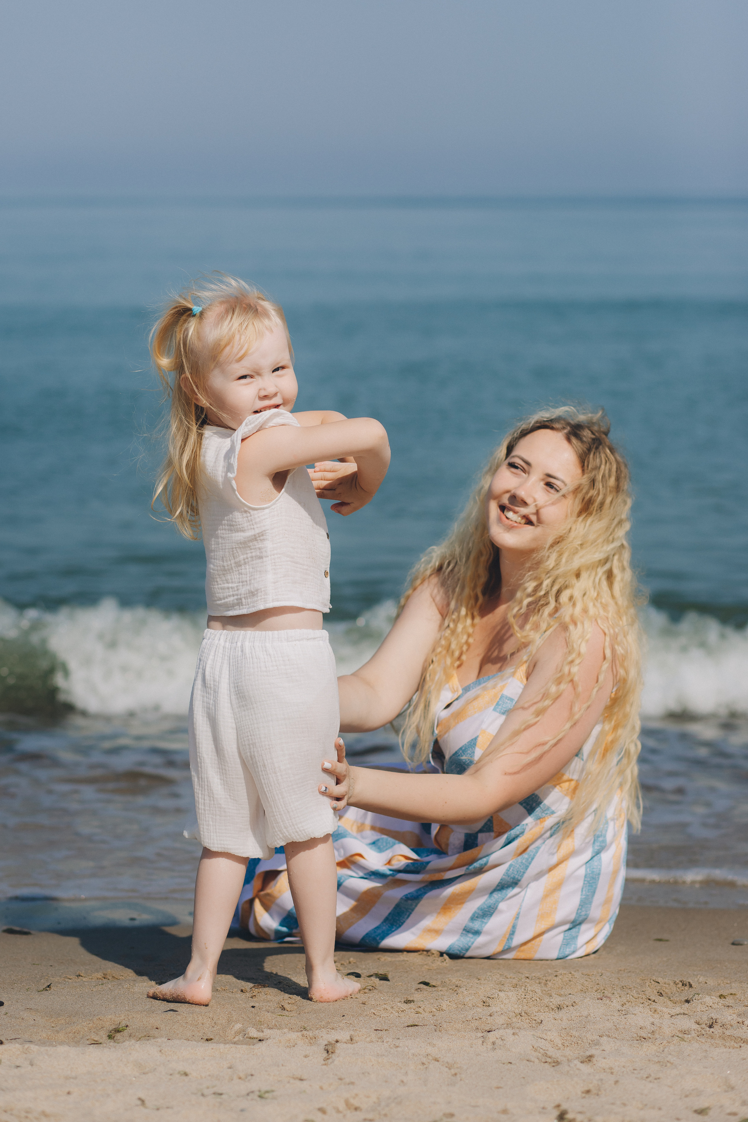 Даша и дочка. Фотограф Зеленоградск Красильникова Елена