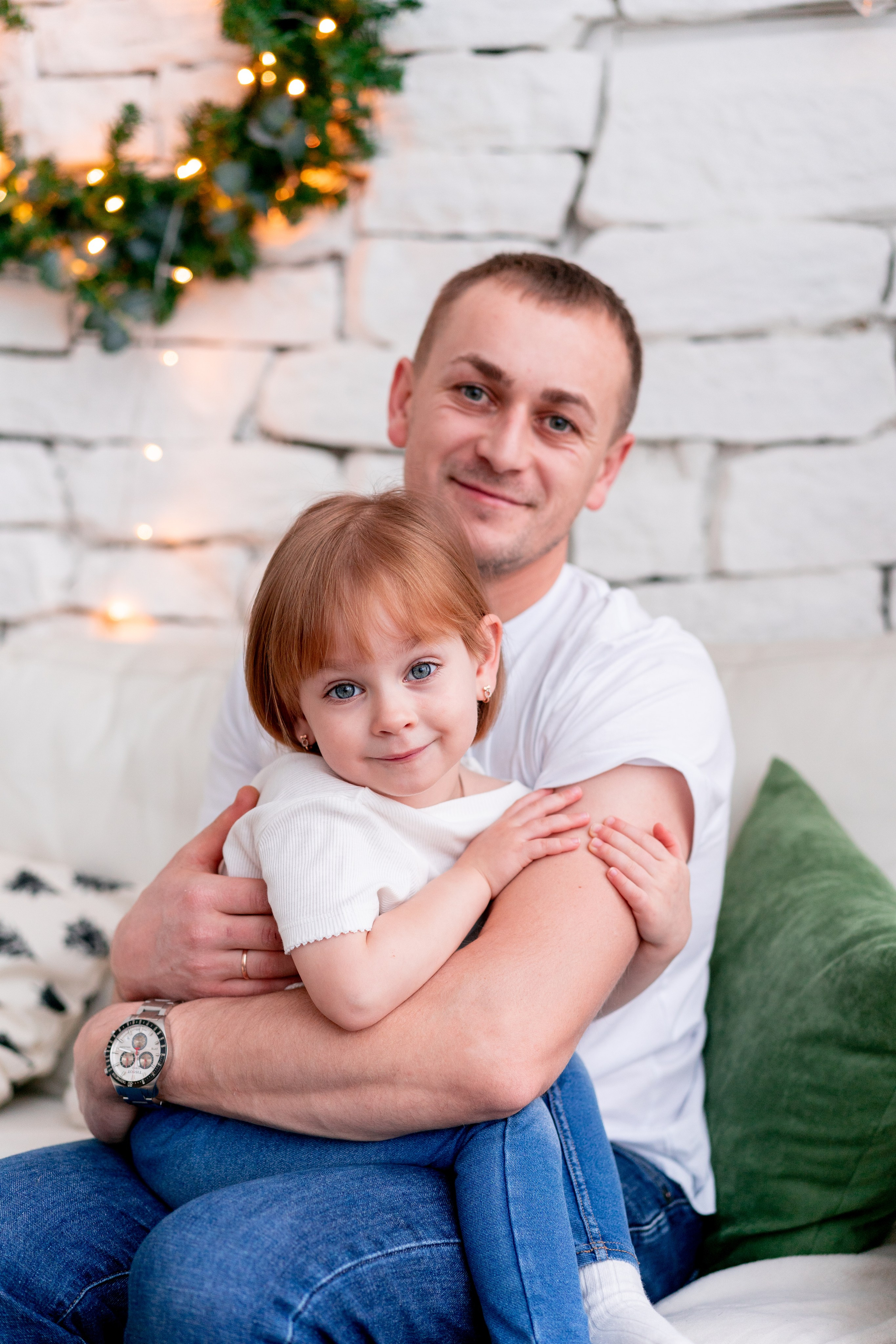 Новогодняя семейная фотосессия. Детская, семейная фотостудия в Санкт-Петербурге