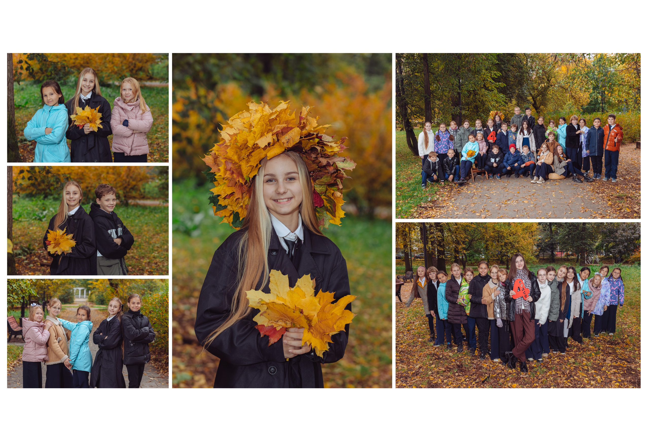 Индивидуальный фотоальбом выпускника начальной школы. Фотограф и режиссер Московко Екатерина