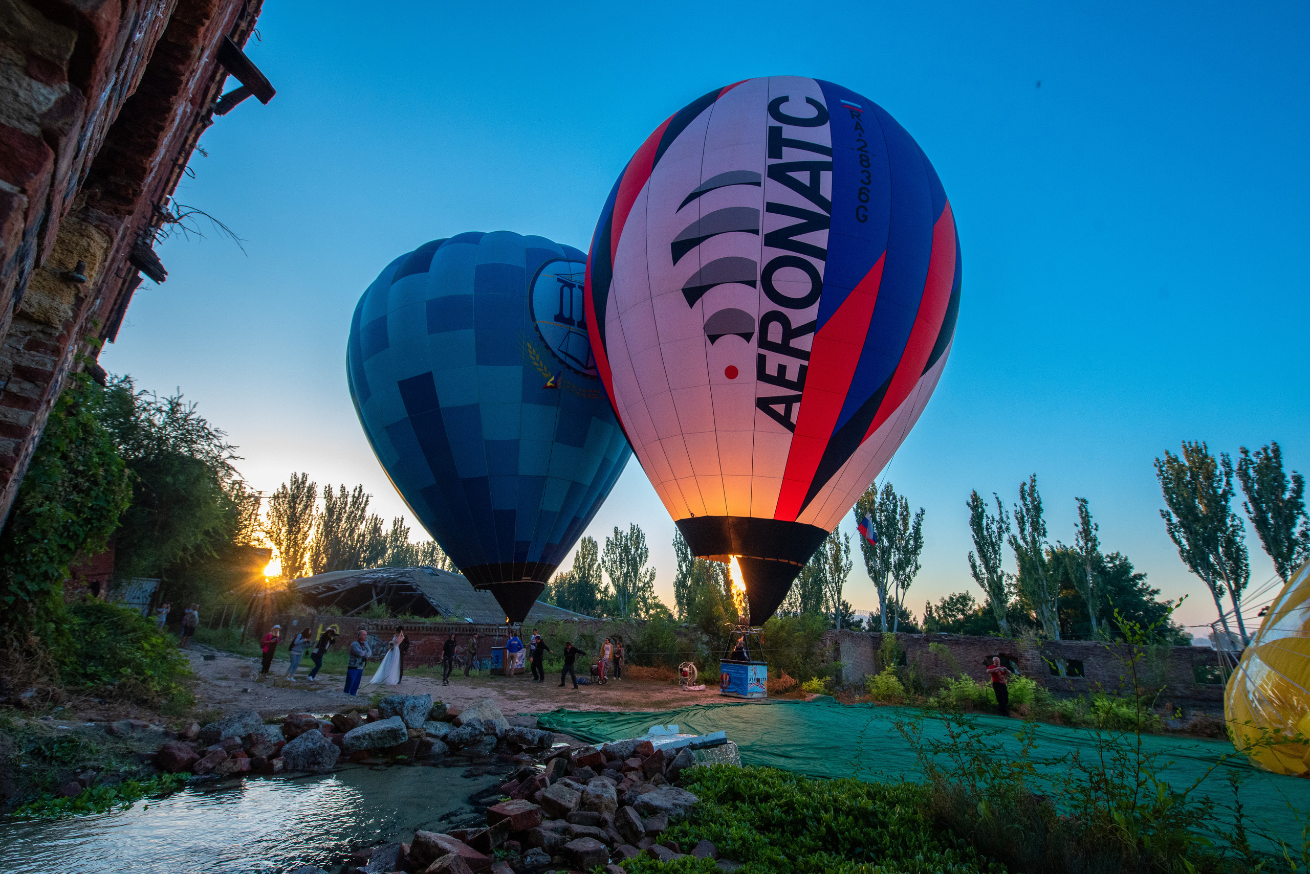 Воздушные шары на Парамоновских складах. Профессиональная фотосъемка. Ростов-на-Дону